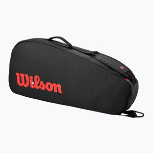 Borsa da tennis Wilson Clash V3 Super Tour 3PK nero/infrarosso