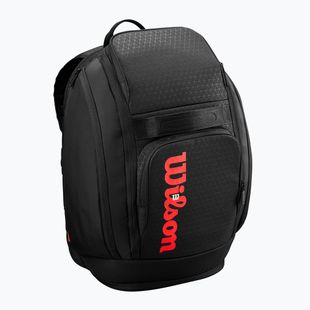 Zaino da tennis Wilson Clash V3 Super Tour nero/infrarosso