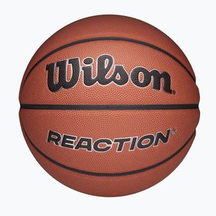 Pallone da basket Wilson Reaction Pro brown/silver misura 7