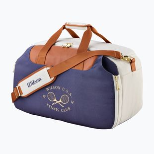 Borsa da tennis Wilson Heritage Small Duffel cream/clay/navy