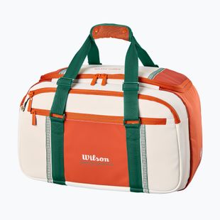 Borsa da tennis Wilson Roland Garros Small Duffel 2026 cream/clay/green