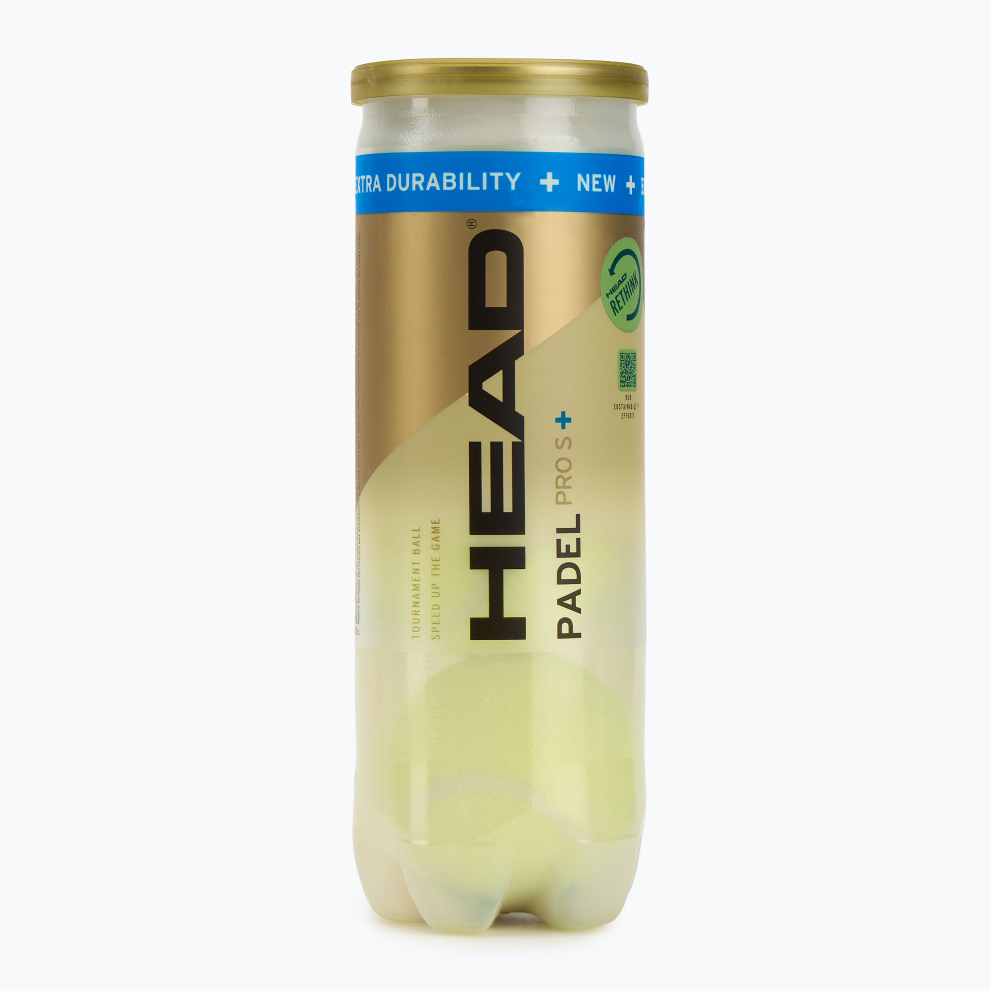 Palline da padel HEAD Padel Pro S+ 3 pz. giallo