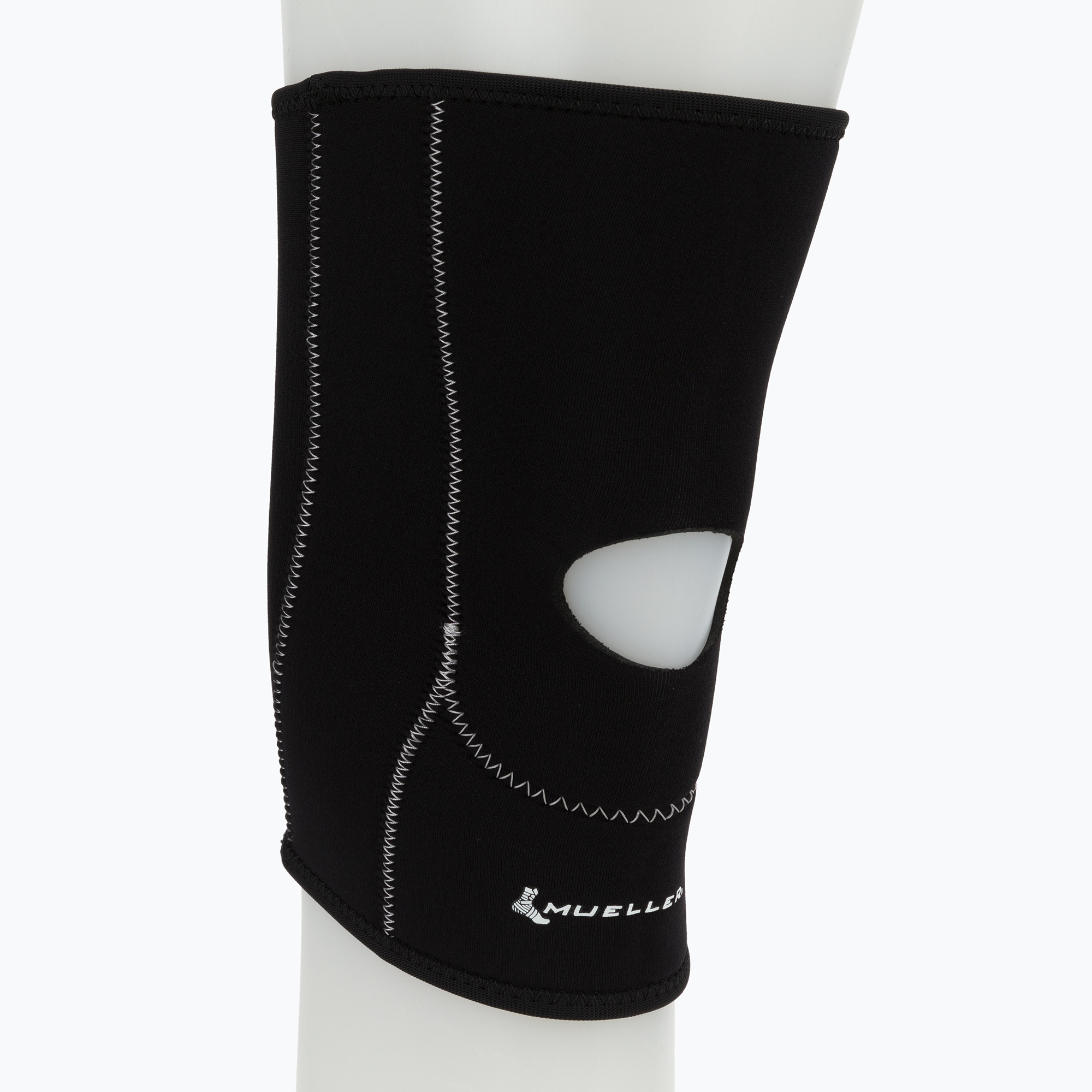 Mueller Open Patella Knee Sleeve nero (S-M) (59131)