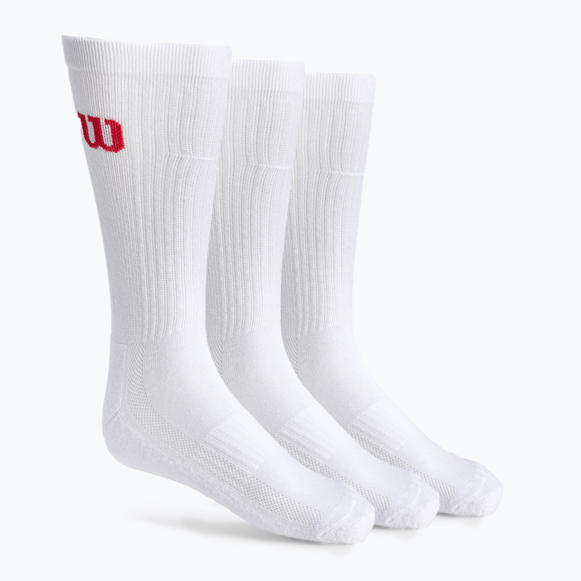 Calze da tennis Wilson Crew da uomo 3 paia bianco WRA803001 (Crew WRA803001)