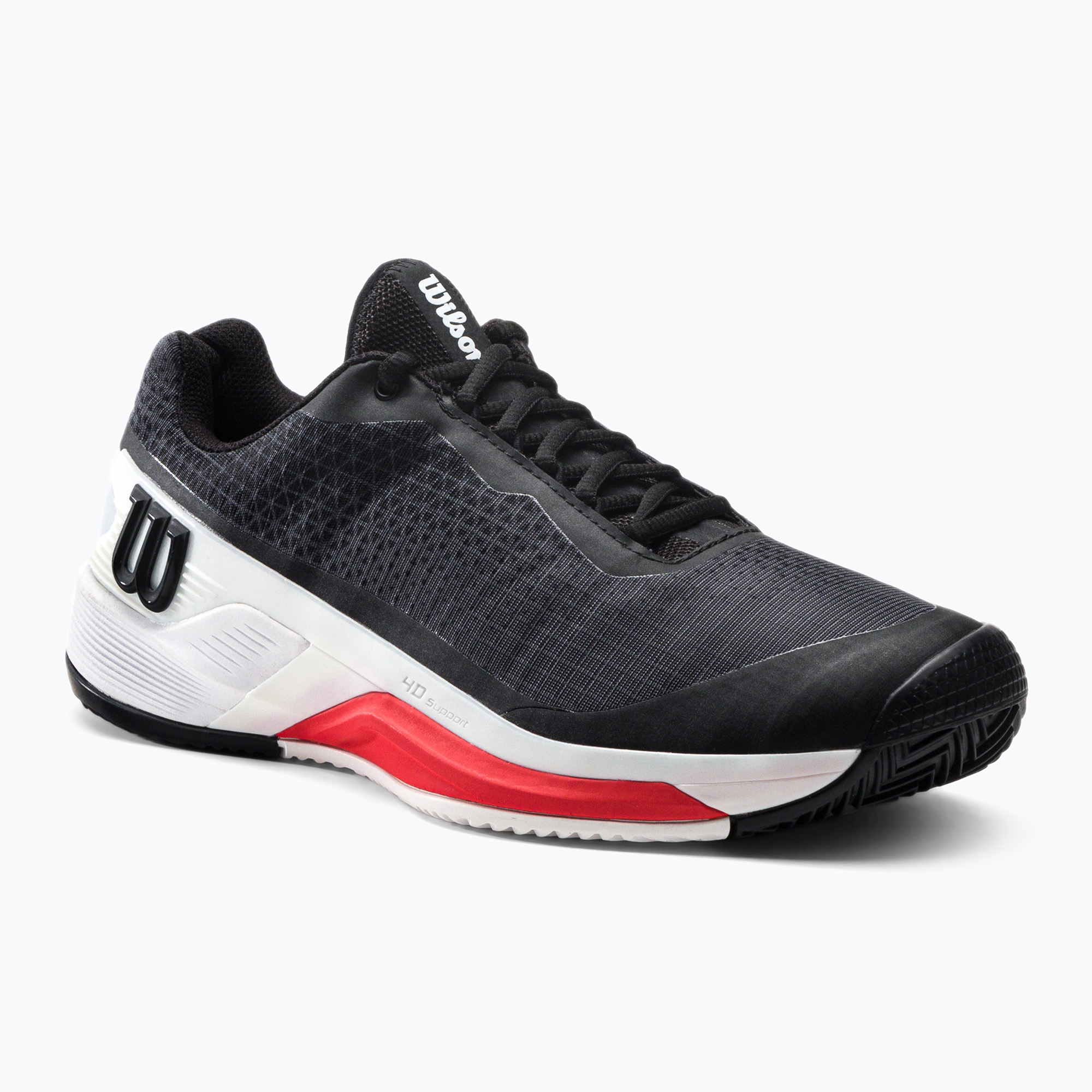 Scarpe da tennis Wilson Rush Pro 4.0 Clay uomo nero WRS329440 (42 EU) (Rush Pro 4.0 Clay WRS329440)