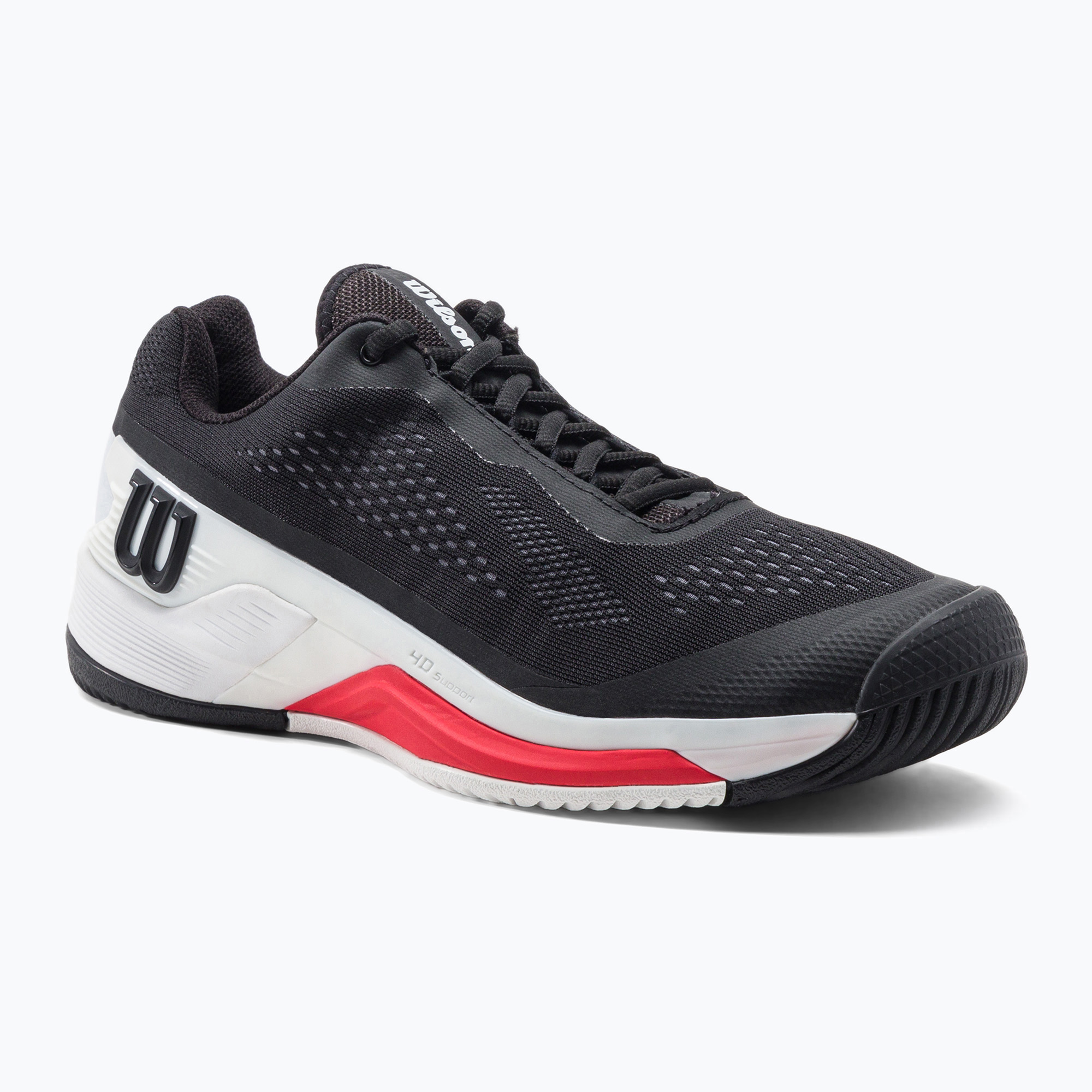 Scarpe da tennis da uomo Wilson Rush Pro 4.0 nero WRS328320 (46 2/3 EU) (Rush Pro 4.0 WRS328320)