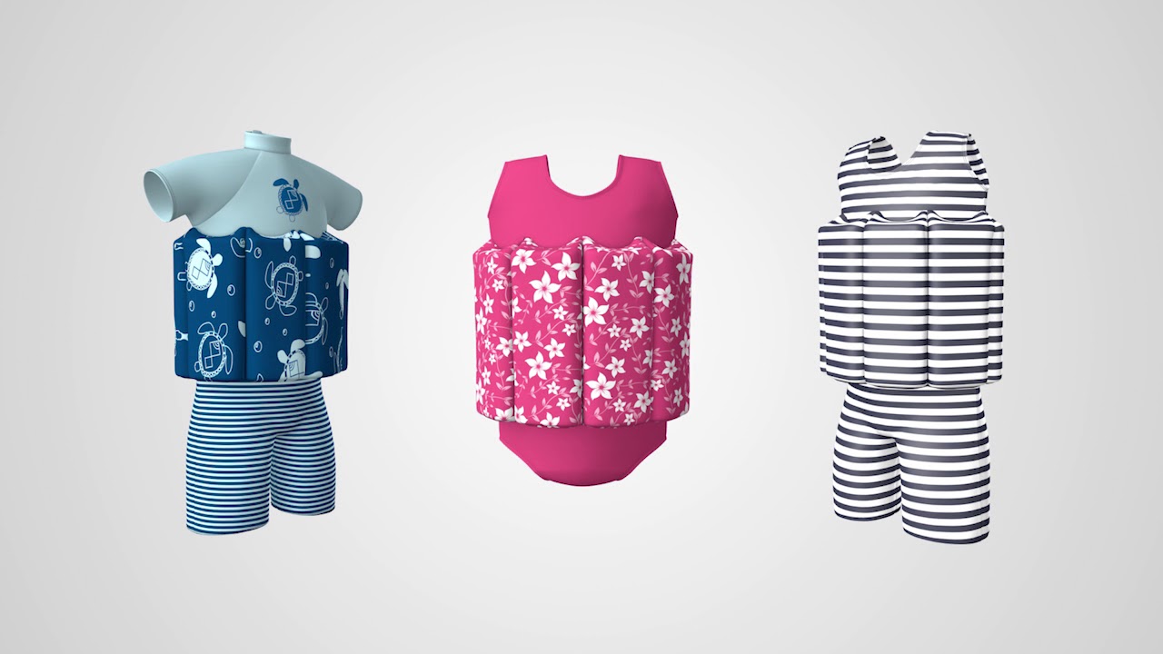 Costume da bagno per bambini Splash About Short John Insects blu navy/blu
