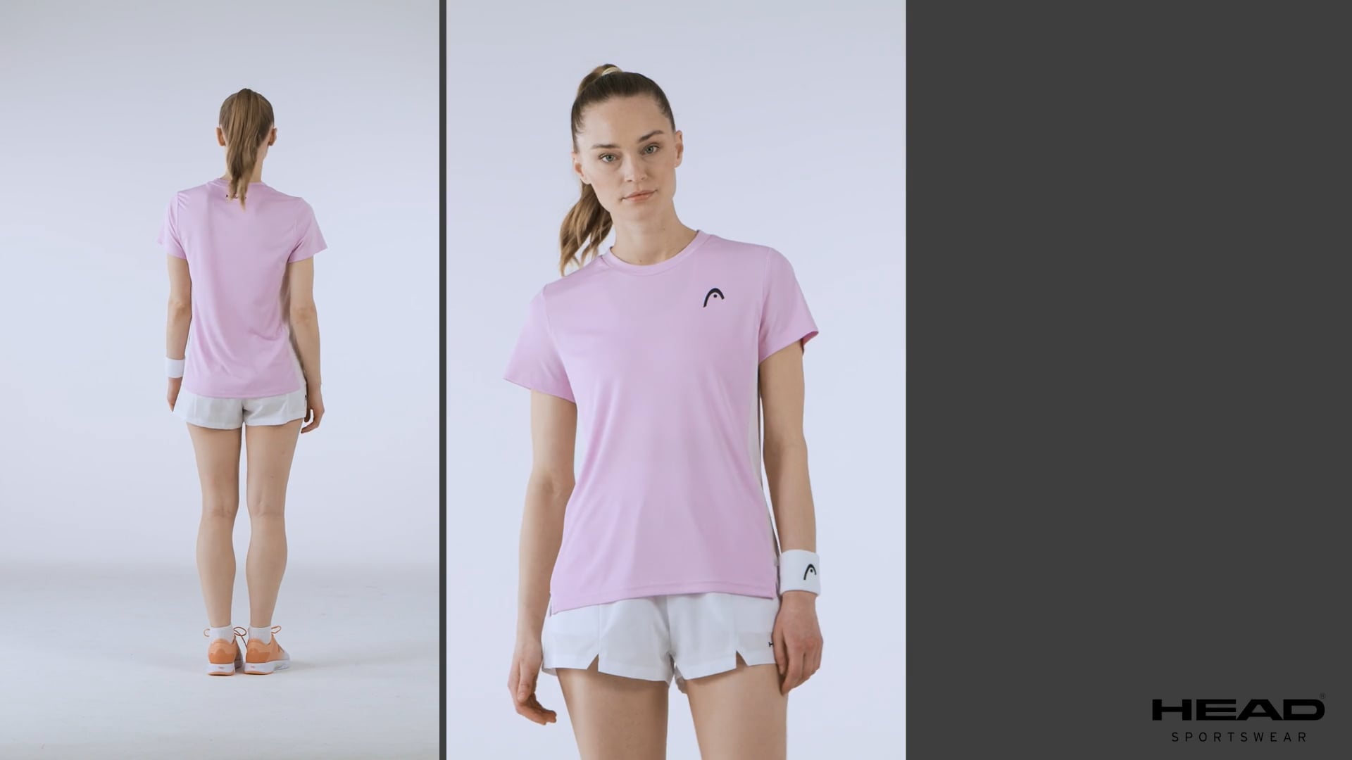 Camicia da tennis HEAD da donna Tie-Break alight lilla