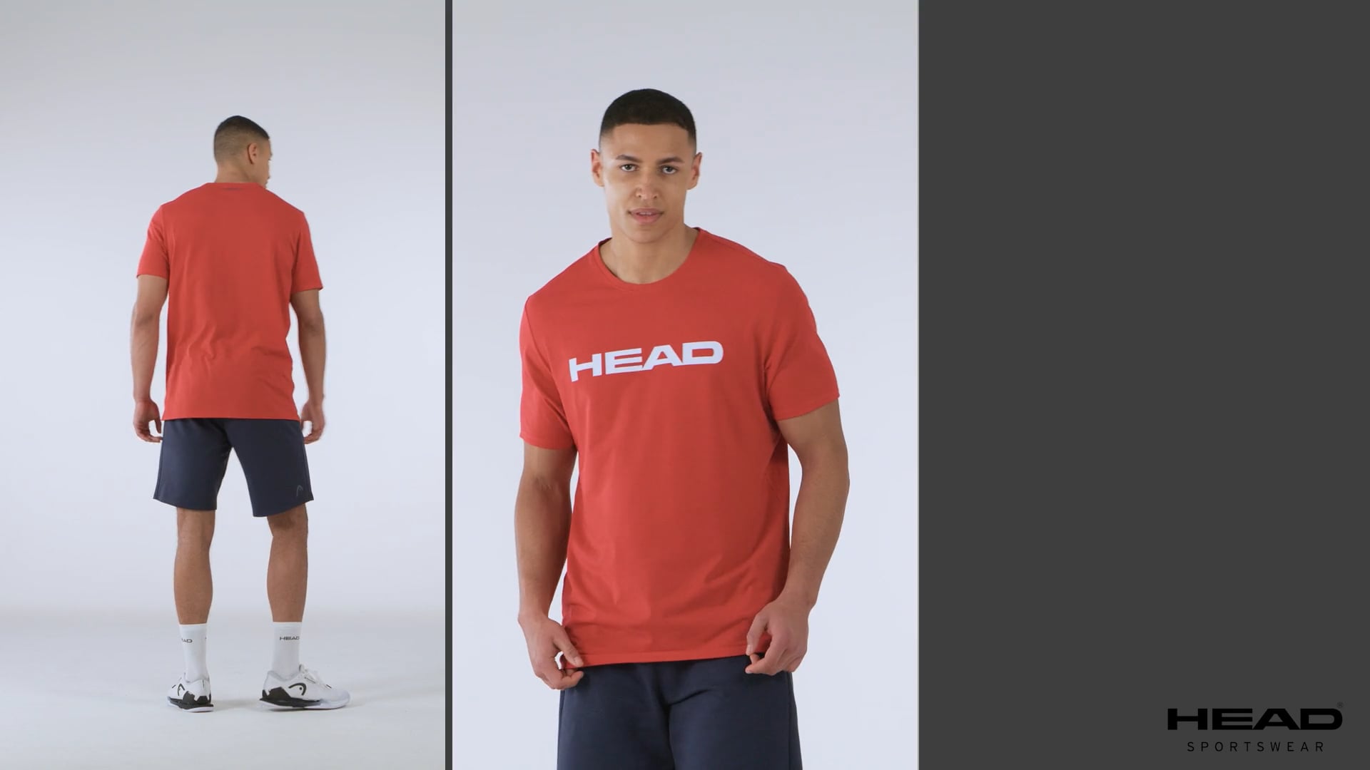 Maglietta da tennis da uomo HEAD Club Original rosso