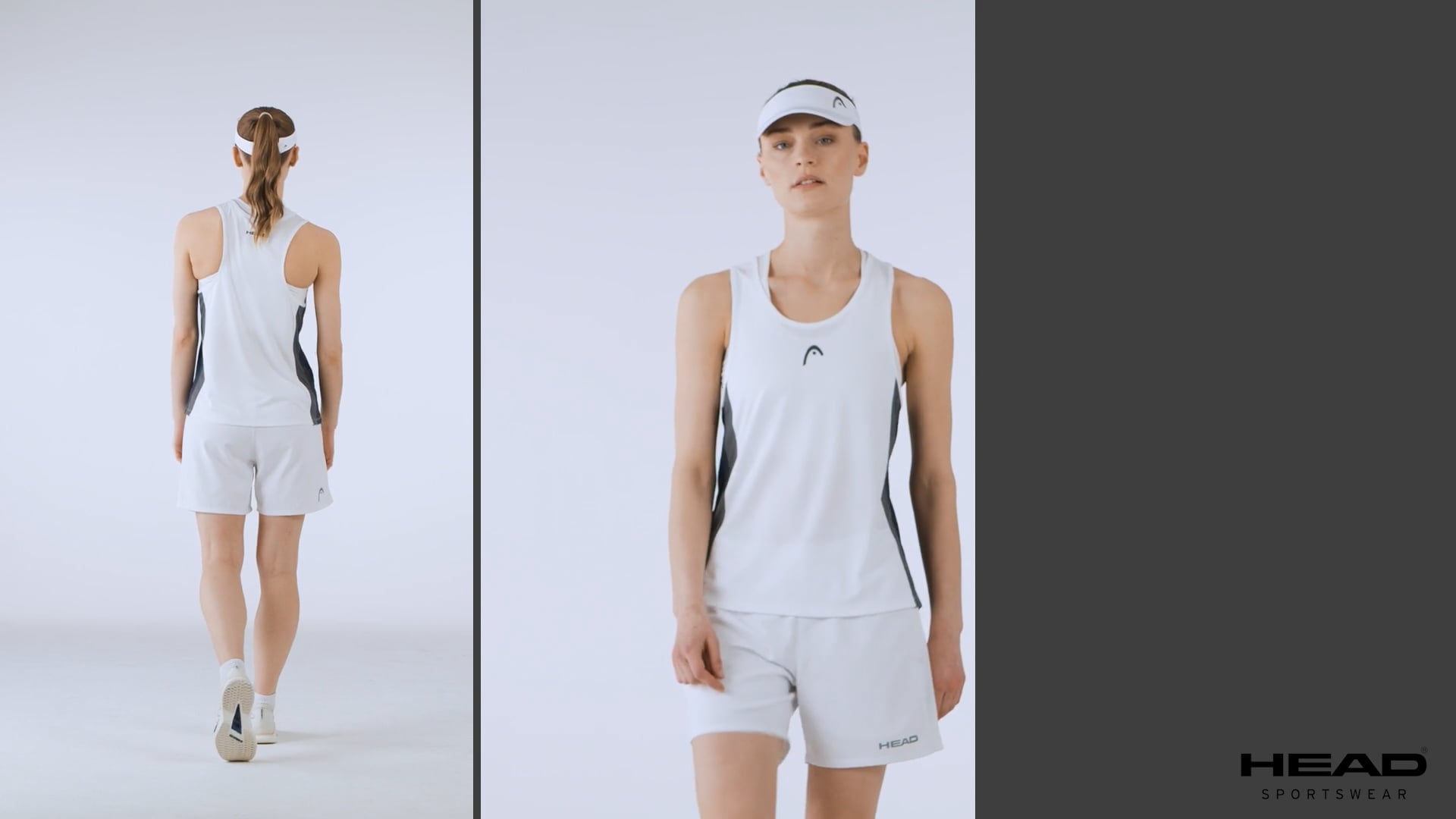 Canotta tennis donna HEAD Club 25 Tech Tank Top W bianco