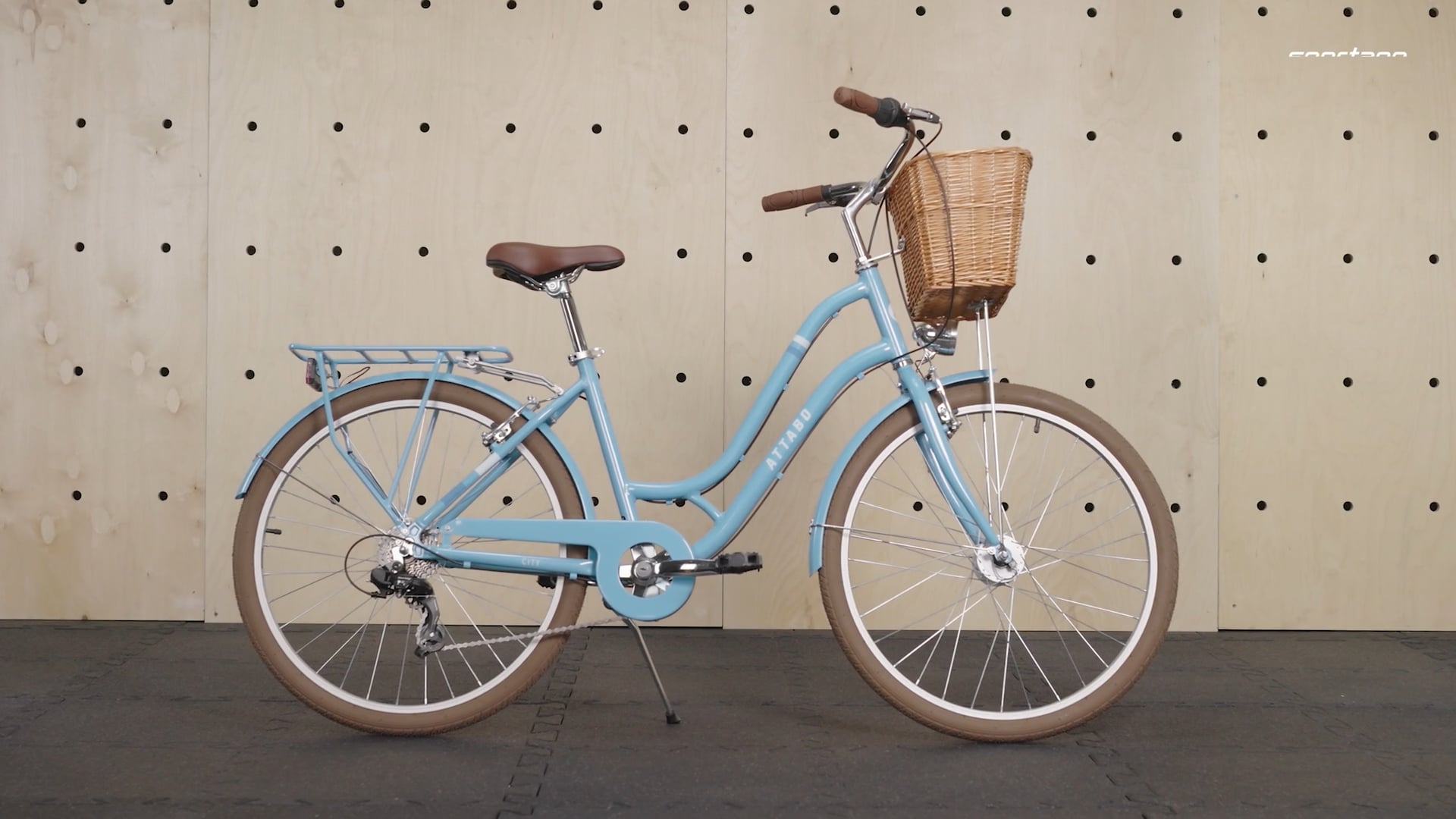 Bicicletta da città da donna ATTABO CITY 28" blu