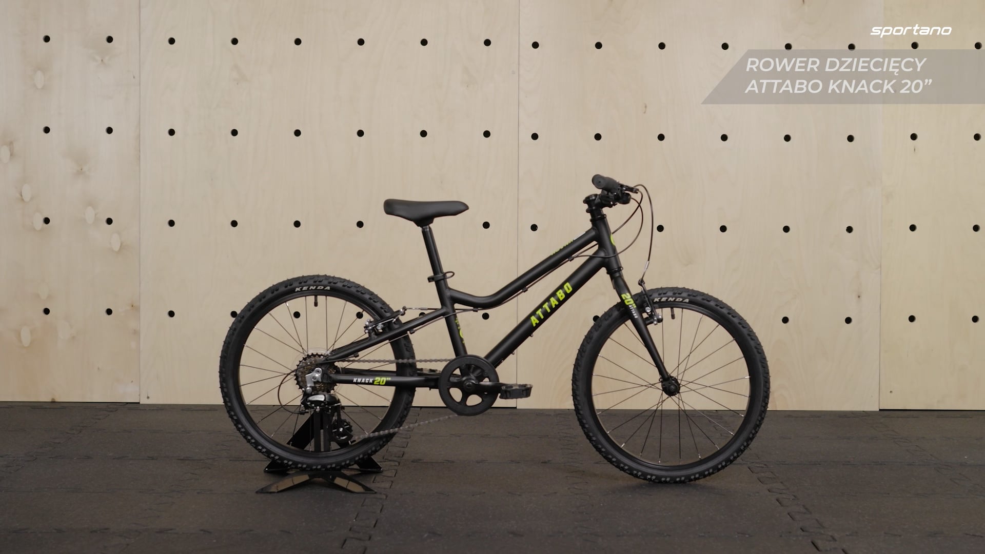 Bicicletta per bambini ATTABO KNACK 20" nero