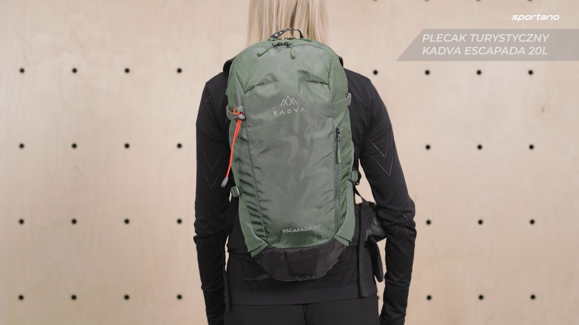 Zaino da trekking KADVA Escapada 20 l verde