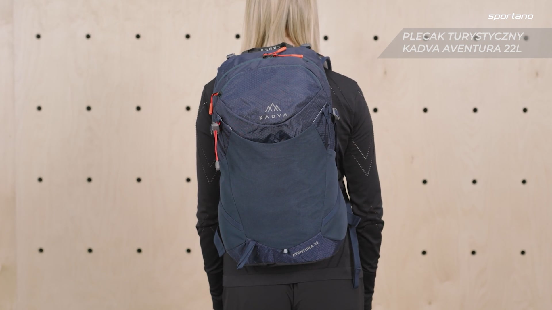 KADVA Aventura 22 l zaino da trekking blu acciaio