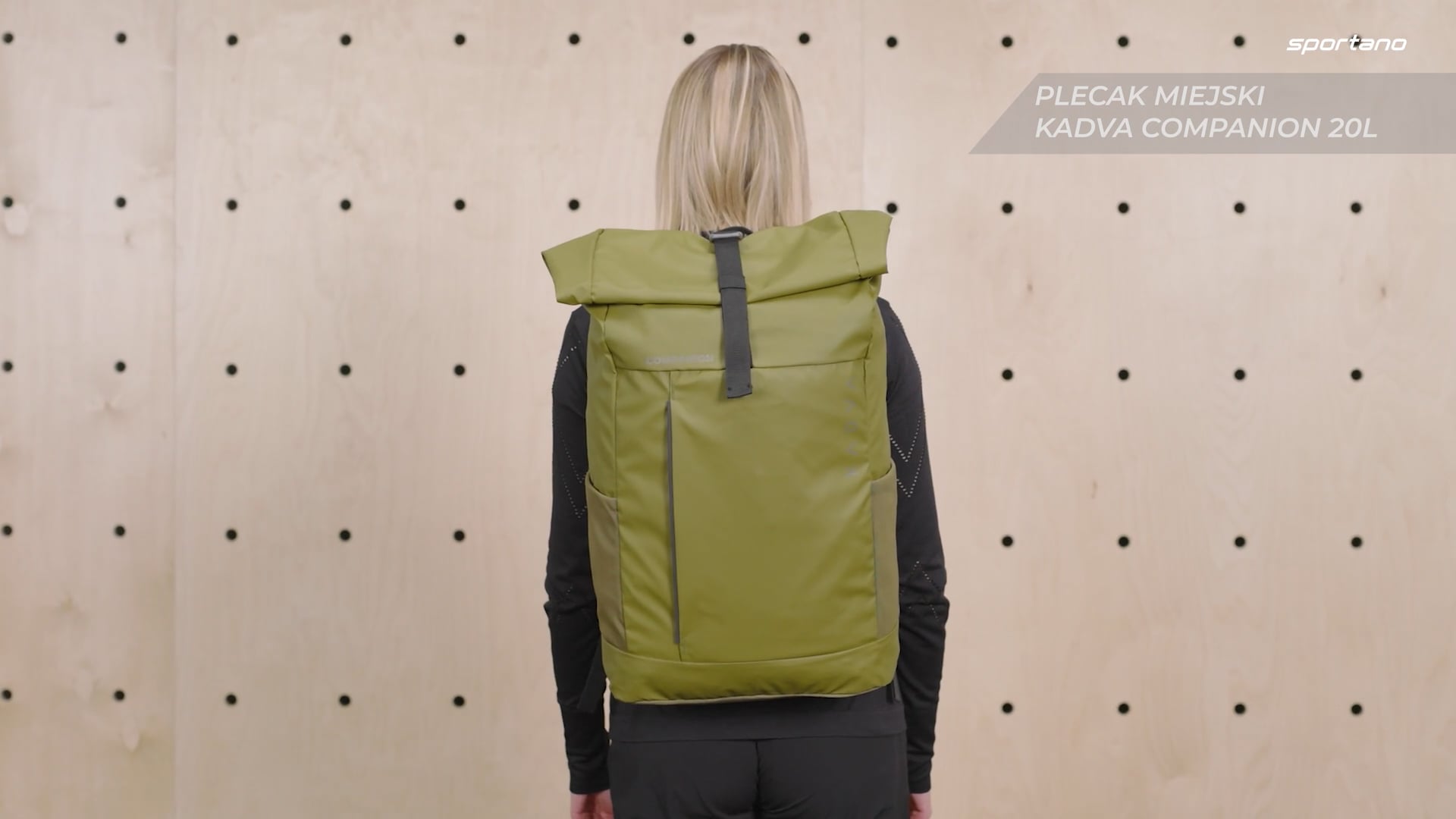 KADVA Companion 20 l zaino da città nero