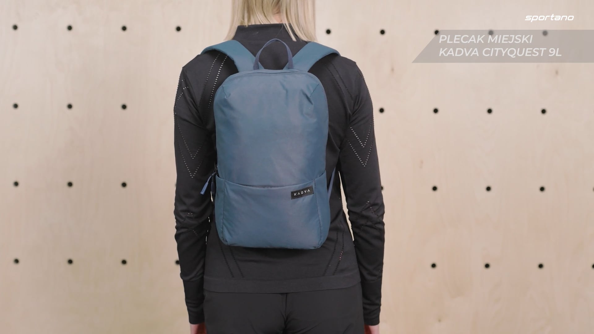 KADVA CityQuest 9 l zaino da città blu navy