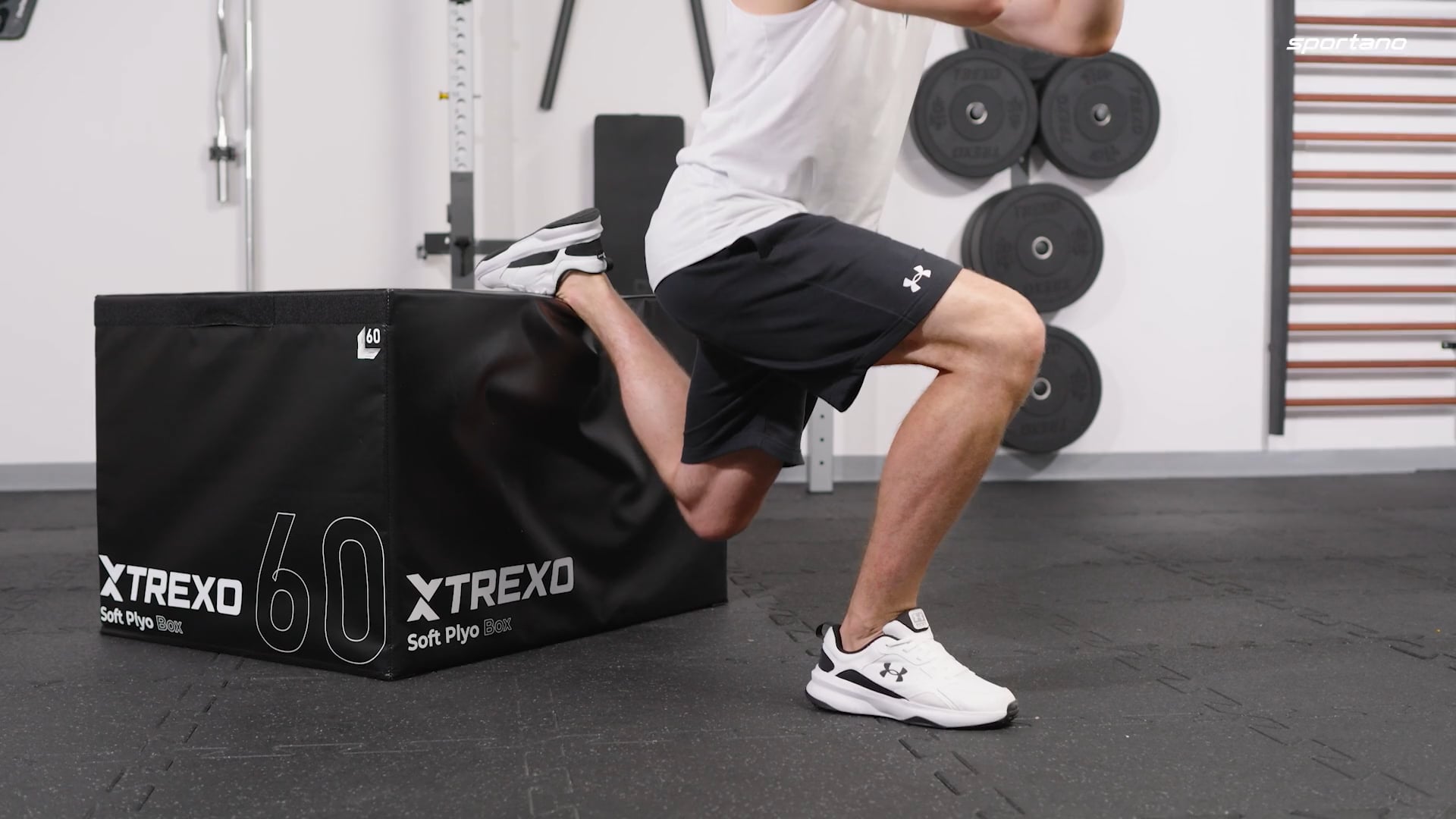 XTREXO box pliometrico pieghevole 7,5 cm nero