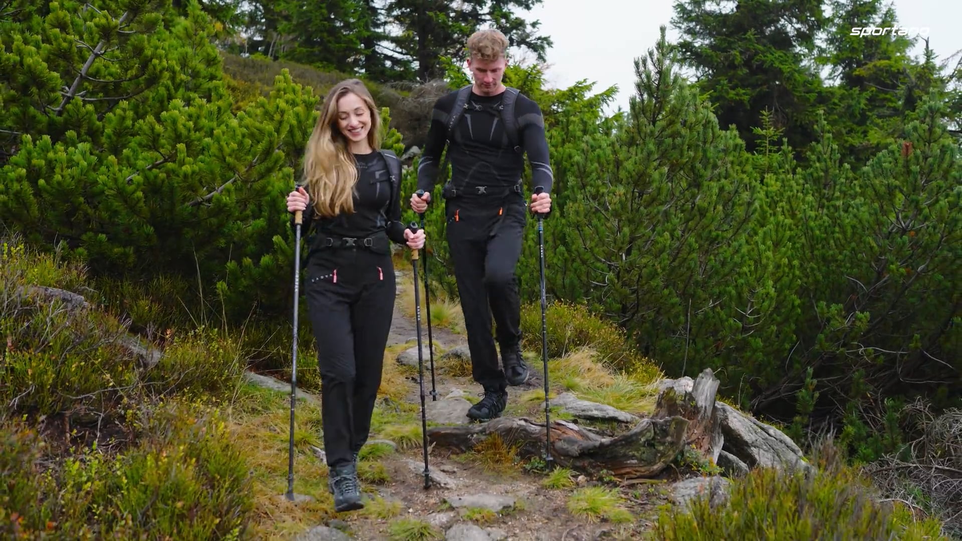 Bastoncini da trekking KADVA Sajama rosso