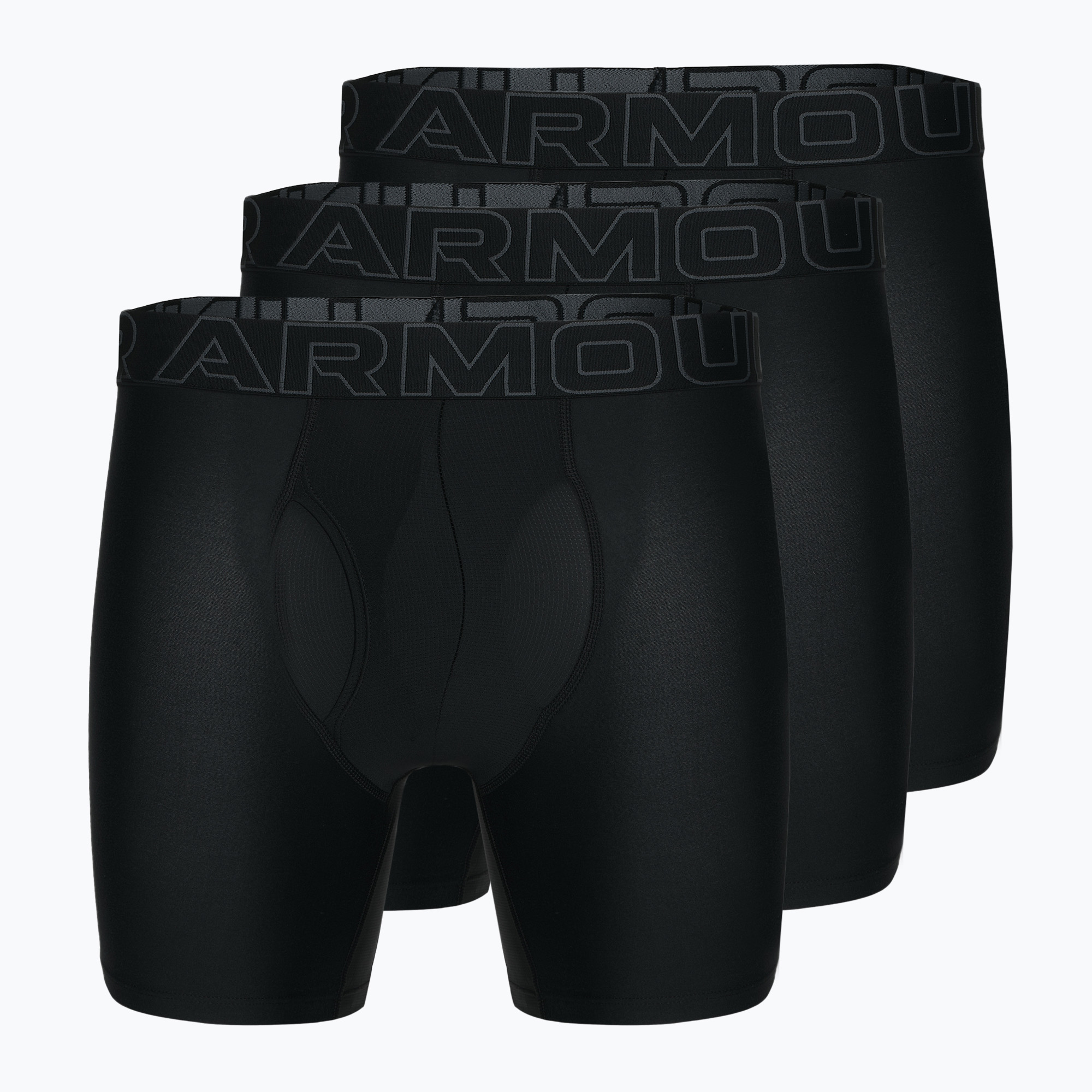 Under Armour Perf Tech 6in boxer da uomo 3 paia nero (L) (Perf Tech 6in 25UUSHJ043-001)