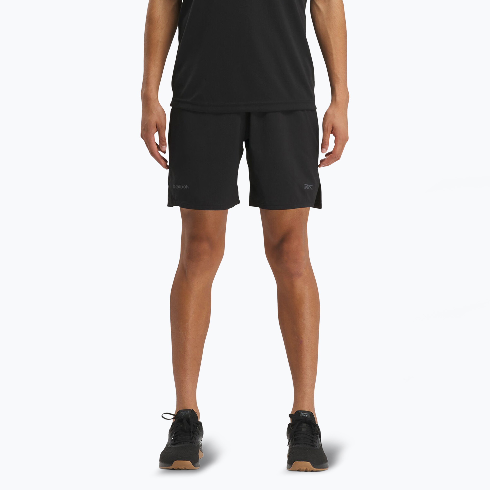 Pantaloncini da allenamento Reebok Speed 4.0 da uomo, nero (S) (Speed 4.0 100075778)
