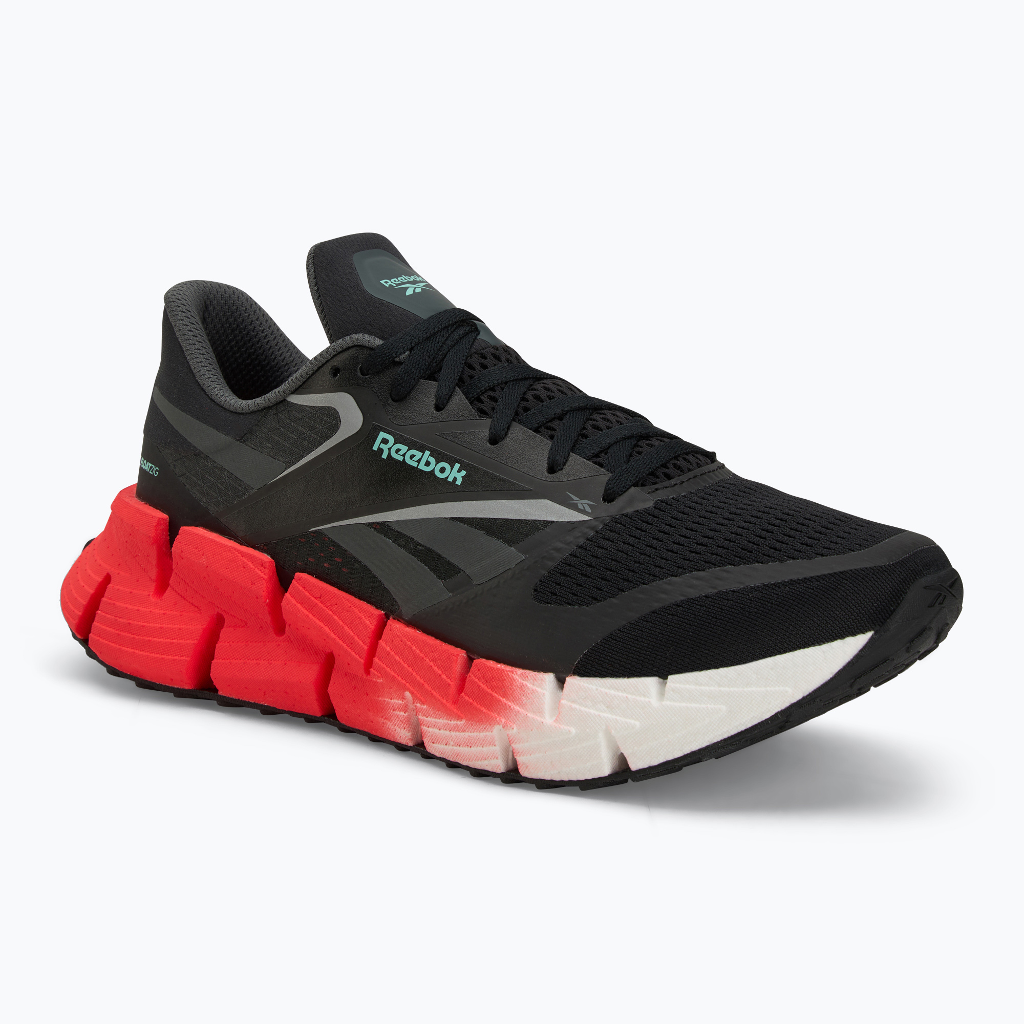 Uomo Reebok FloatZig 1 nero/grigio 5/bianco scarpe da corsa (42 EU) (FloatZig 1 100210239)
