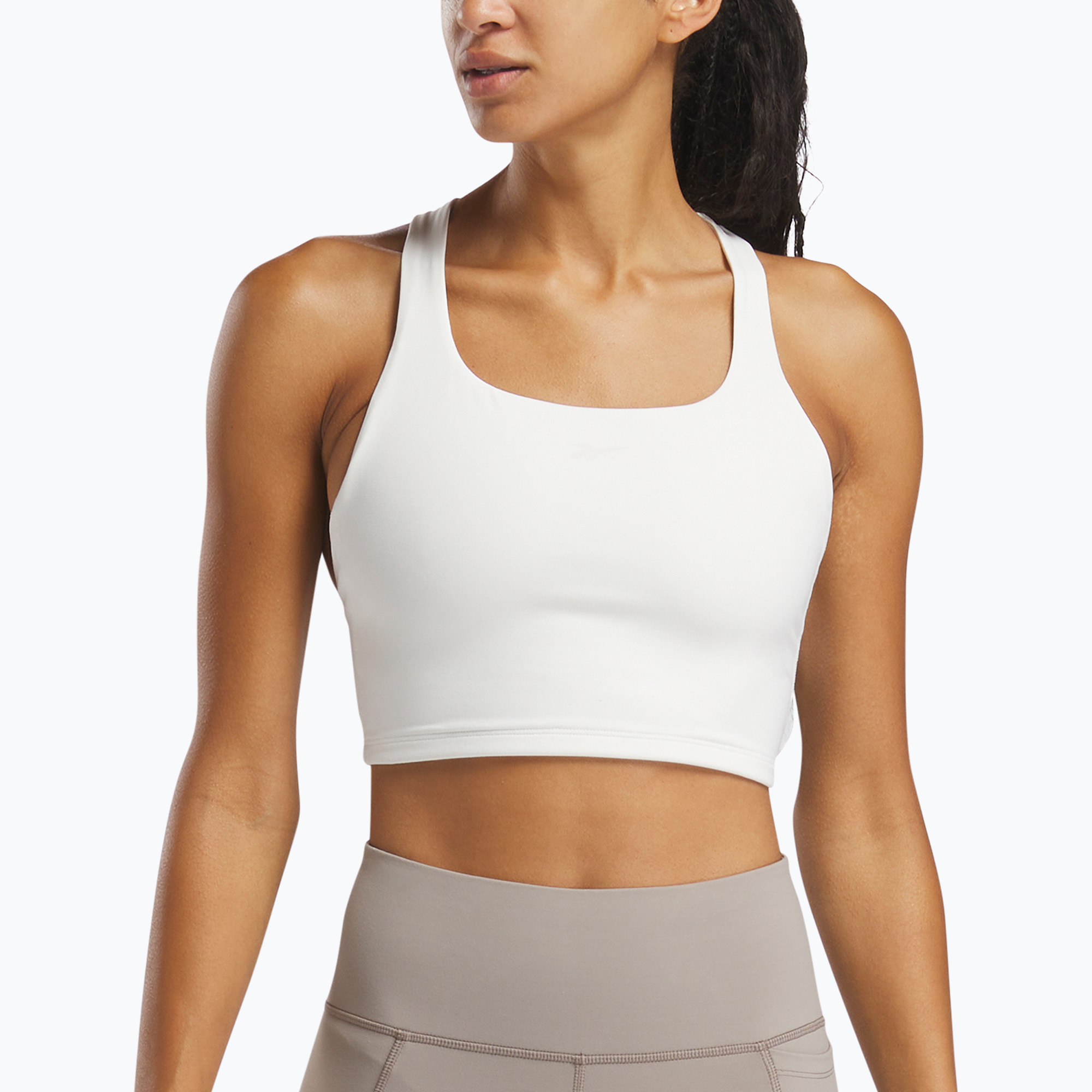 Maglietta da allenamento Reebok Lux Tank chalk da donna