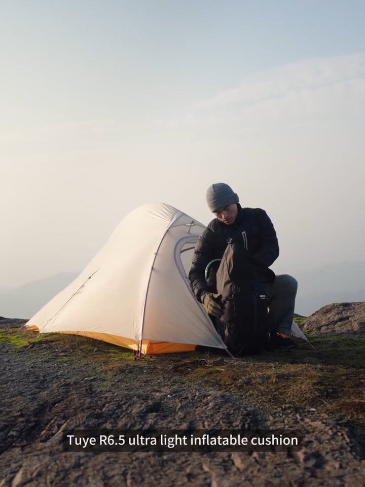 Materassino Naturehike Tuye R 6.5 carbon silver