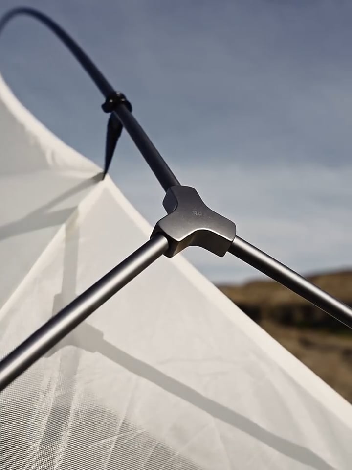 Tenda da trekking 2-osobowy Naturehike Cloud Up 2 Pro 20D light gray/red
