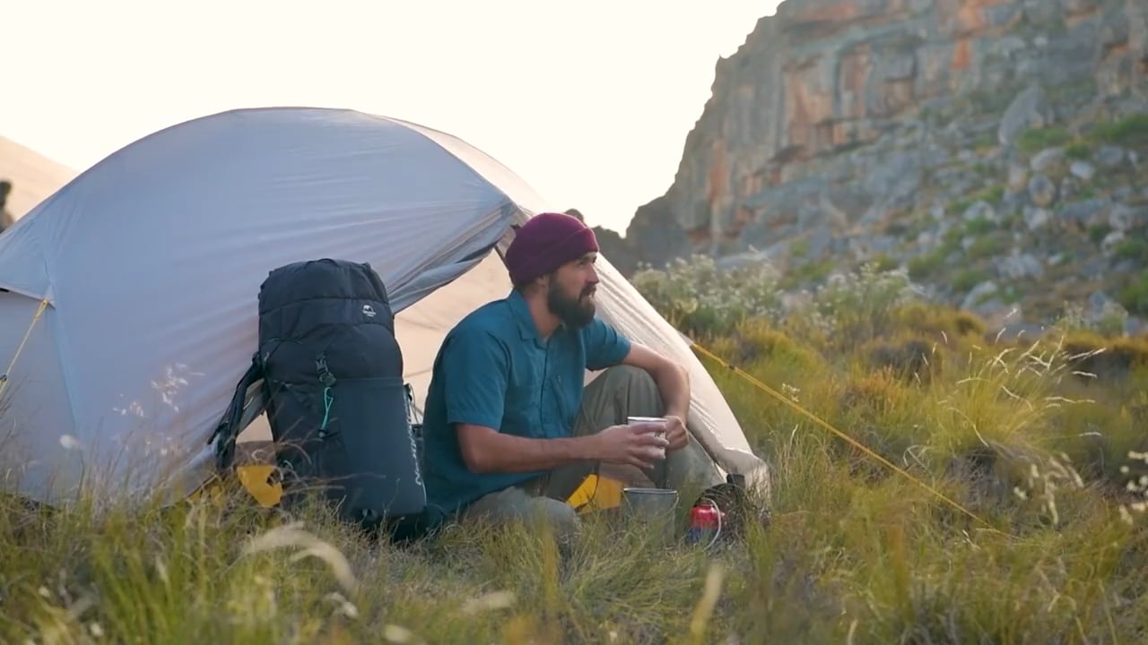 Tenda da trekking 2-osobowy Naturehike Mongar 2 light grey/dark green