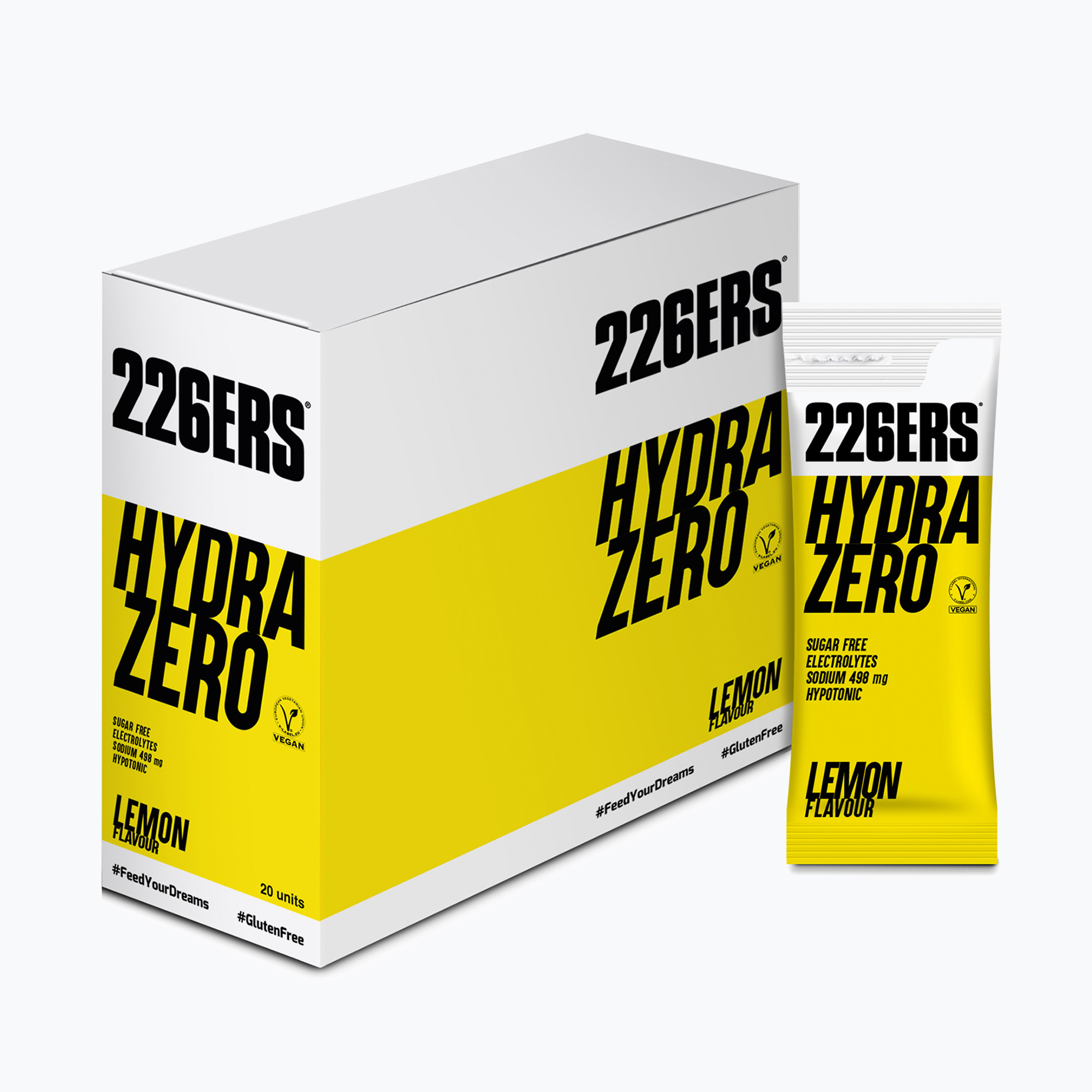 Set di bevande ipotoniche 226ERS Hydrazero Drink 20 pz. x 7,5 g limone (150 g) (Hydrazero Drink 51001)