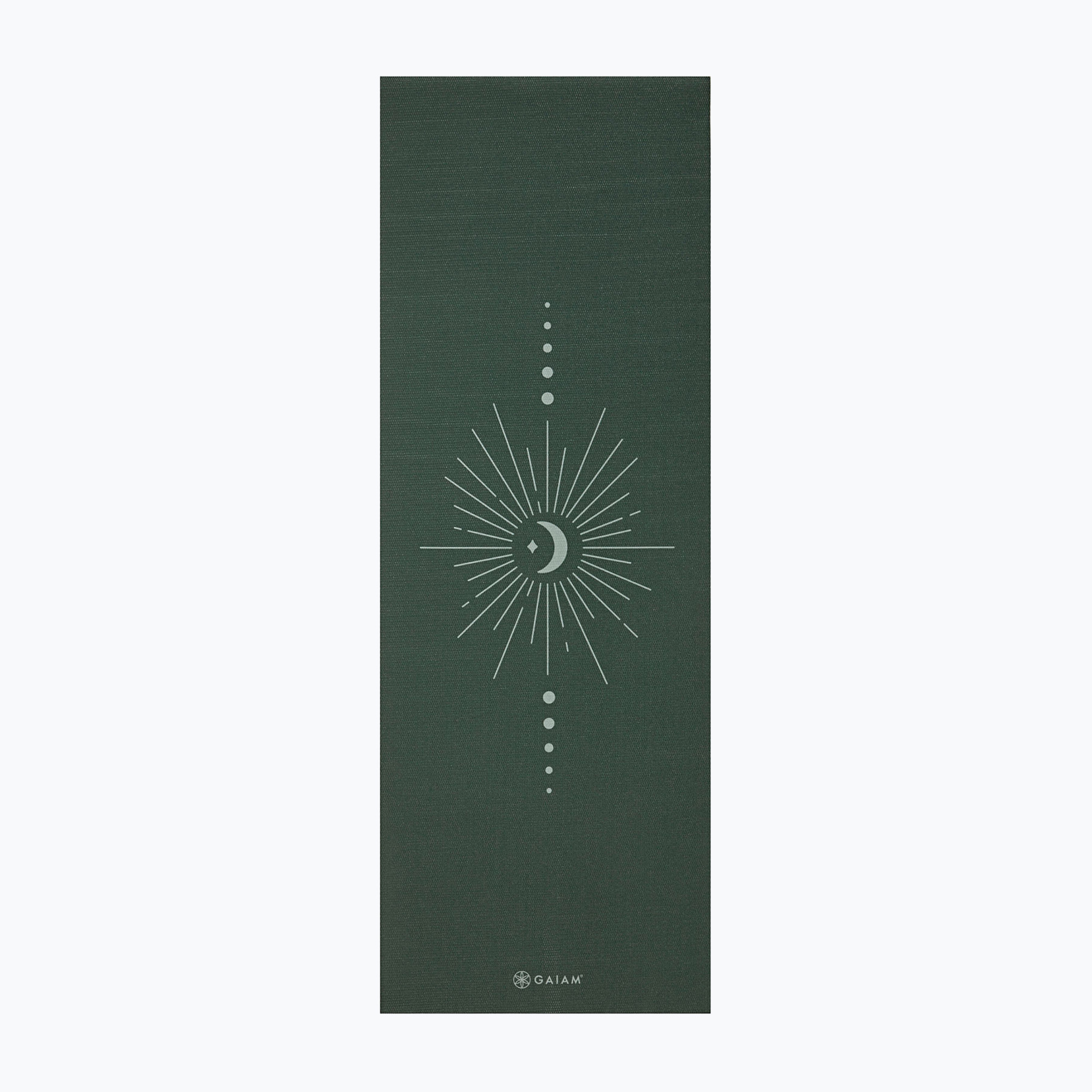 Gaiam Deep Green Vision tappetino yoga 5 mm verde intenso