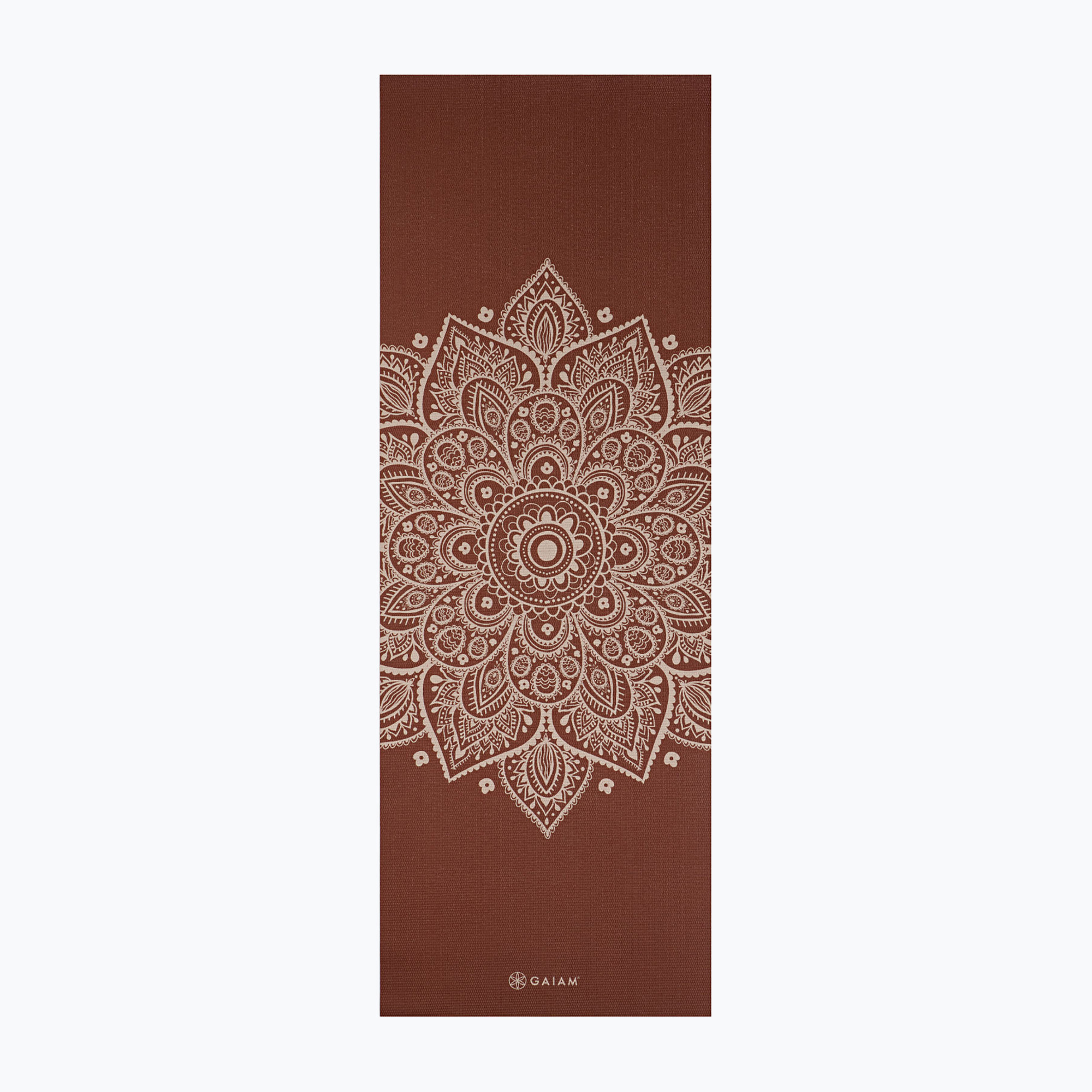 Tappetino yoga Gaiam Intense Rust Sundial Flower 5 mm intense sundial flower