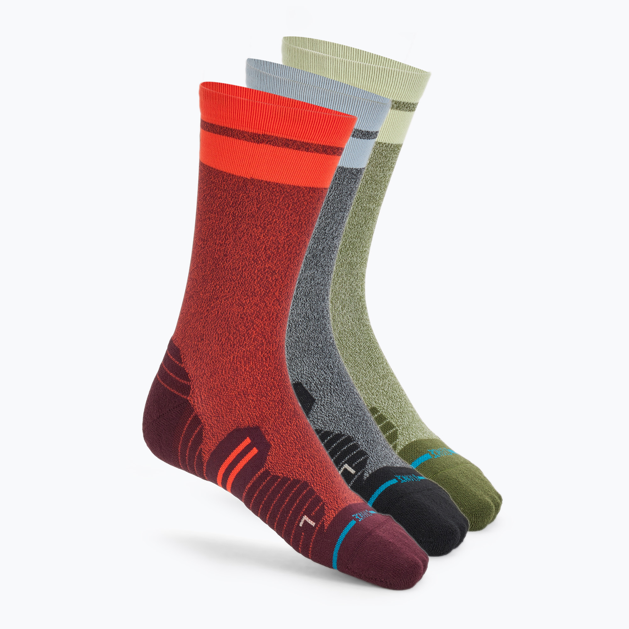Calzini da corsa Stance Speedy Light Crew 3 Pack multicolore (M) (Speedy Light Crew 3 Pack A448C24SPE-MUL)