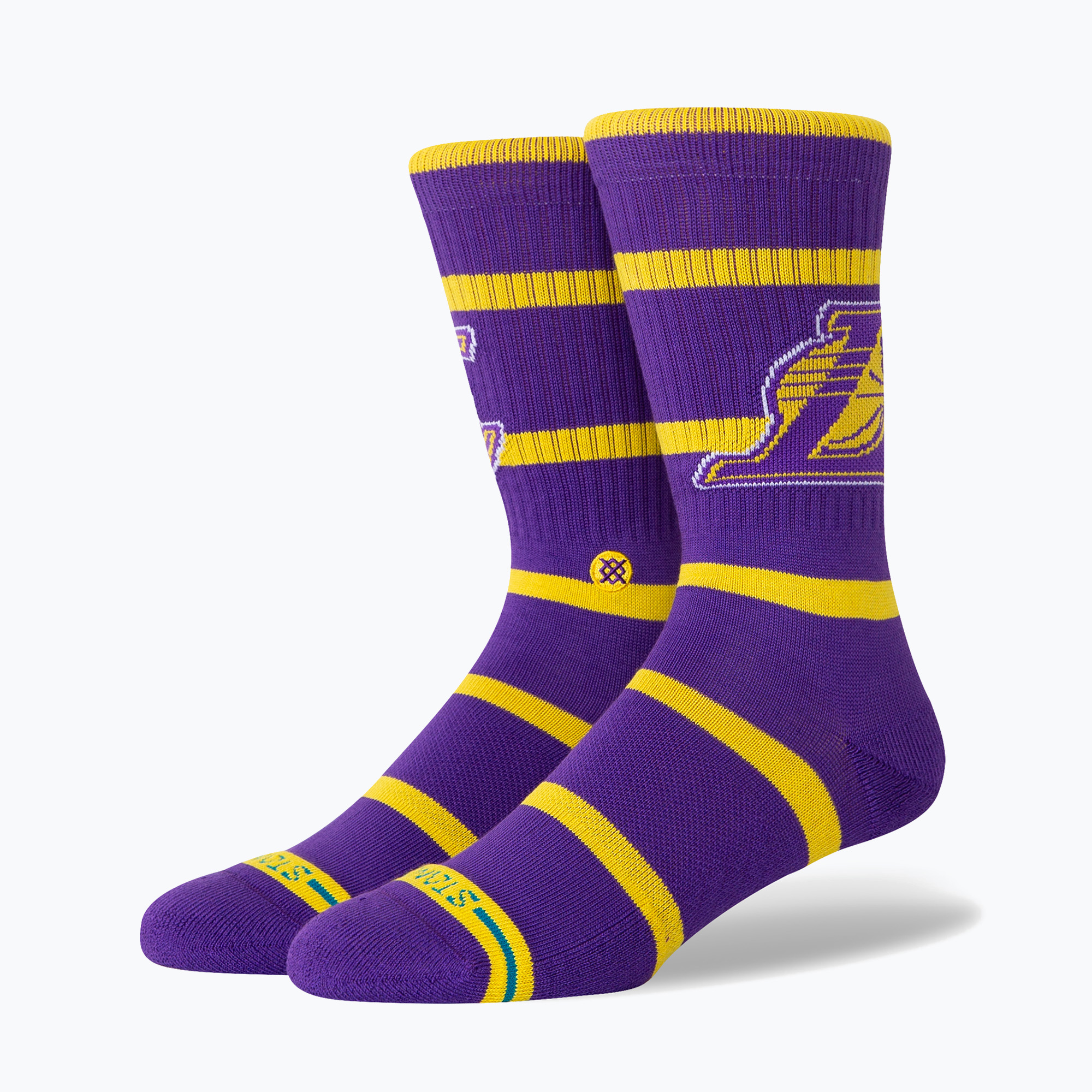 Calzini Stance Prep Los Angeles Lakers viola (L) (Prep Los Angeles Lakers A555C24PLK-PUR)