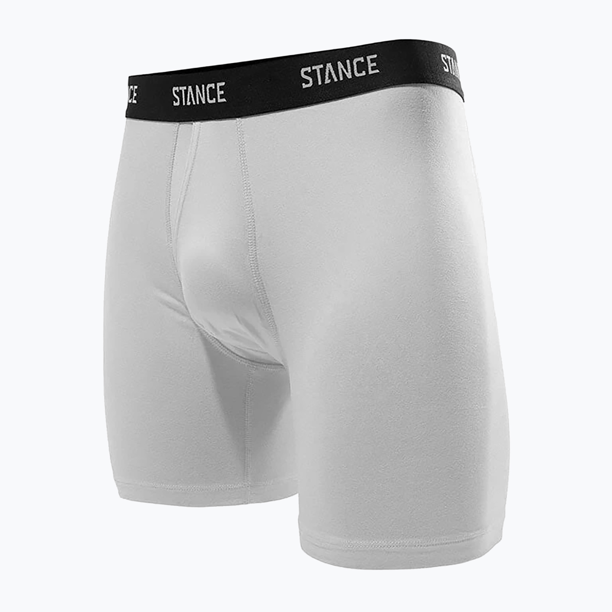 Boxer Stance Solid Brief da uomo, grigio (S) (Solid Brief M803A24SOL-GRY)