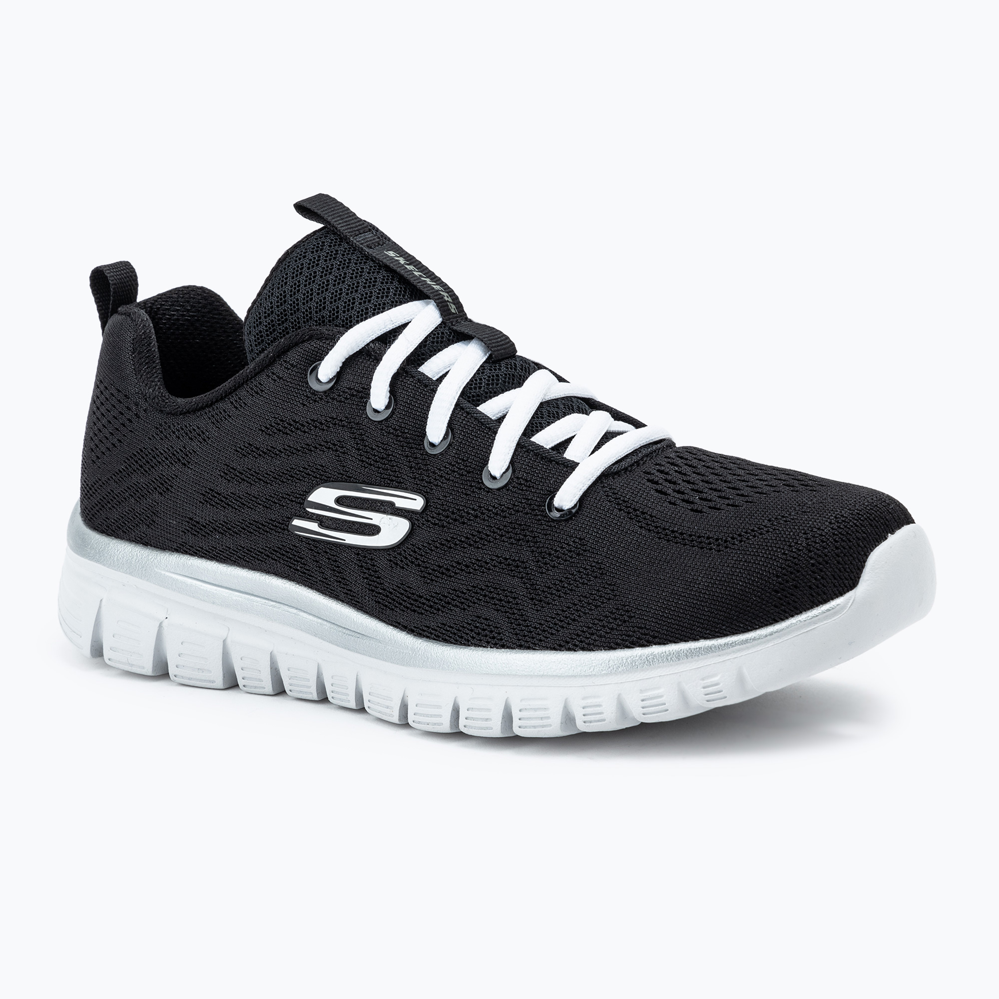 SKECHERS Graceful Get Connected scarpe da donna nero/bianco (37 EU) (Graceful Get Connected 12615 BKW)