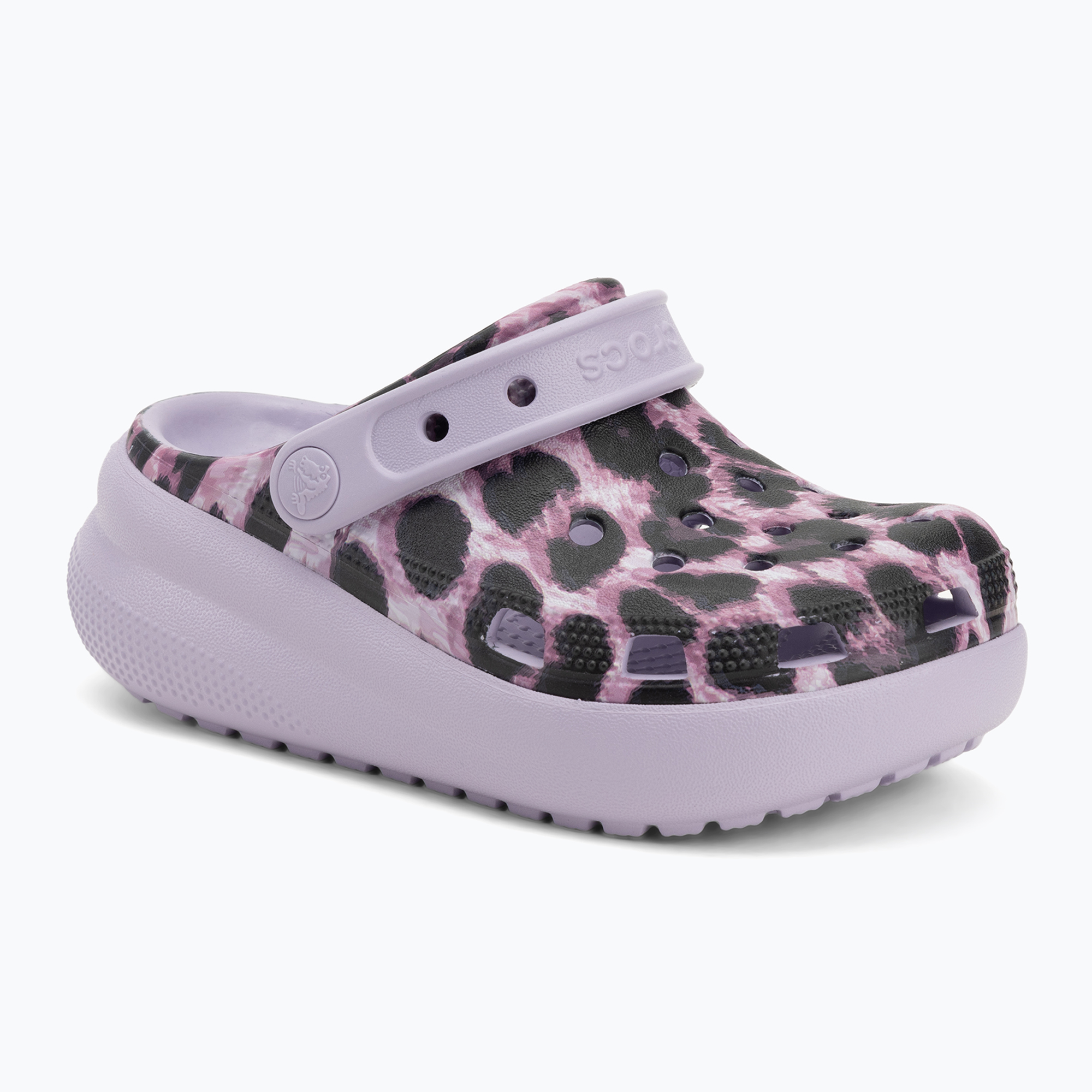Crocs Cls Animal Cutie Clog Bambini infradito leopardati