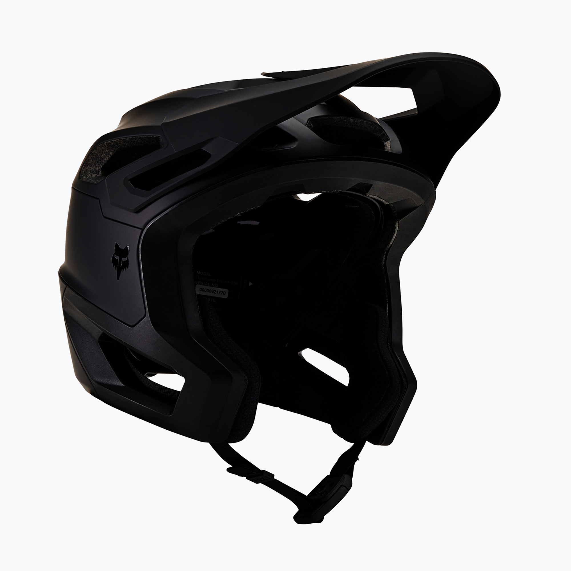 Casco da bicicletta Fox Racing Dropframe Pro nero opaco (56-58 cm (L)) (Dropframe Pro 31457_255)