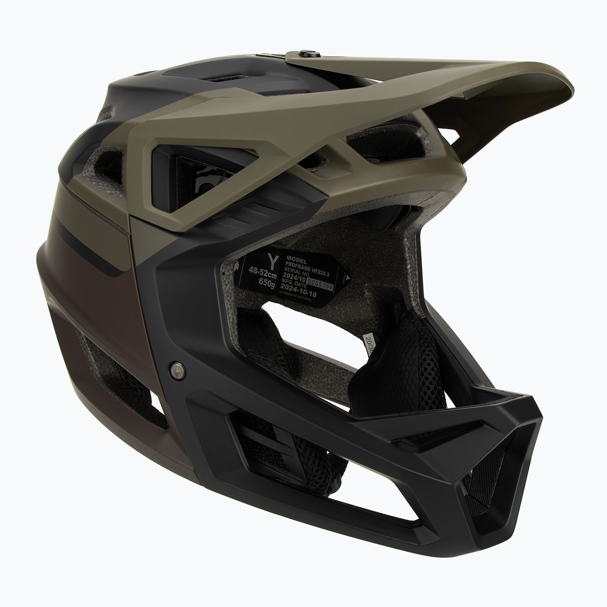 Casco da bici per bambini Fox Racing Proframe Rizer Jr cocoa (48-52 cm) (Proframe Rizer Jr 33485_222)