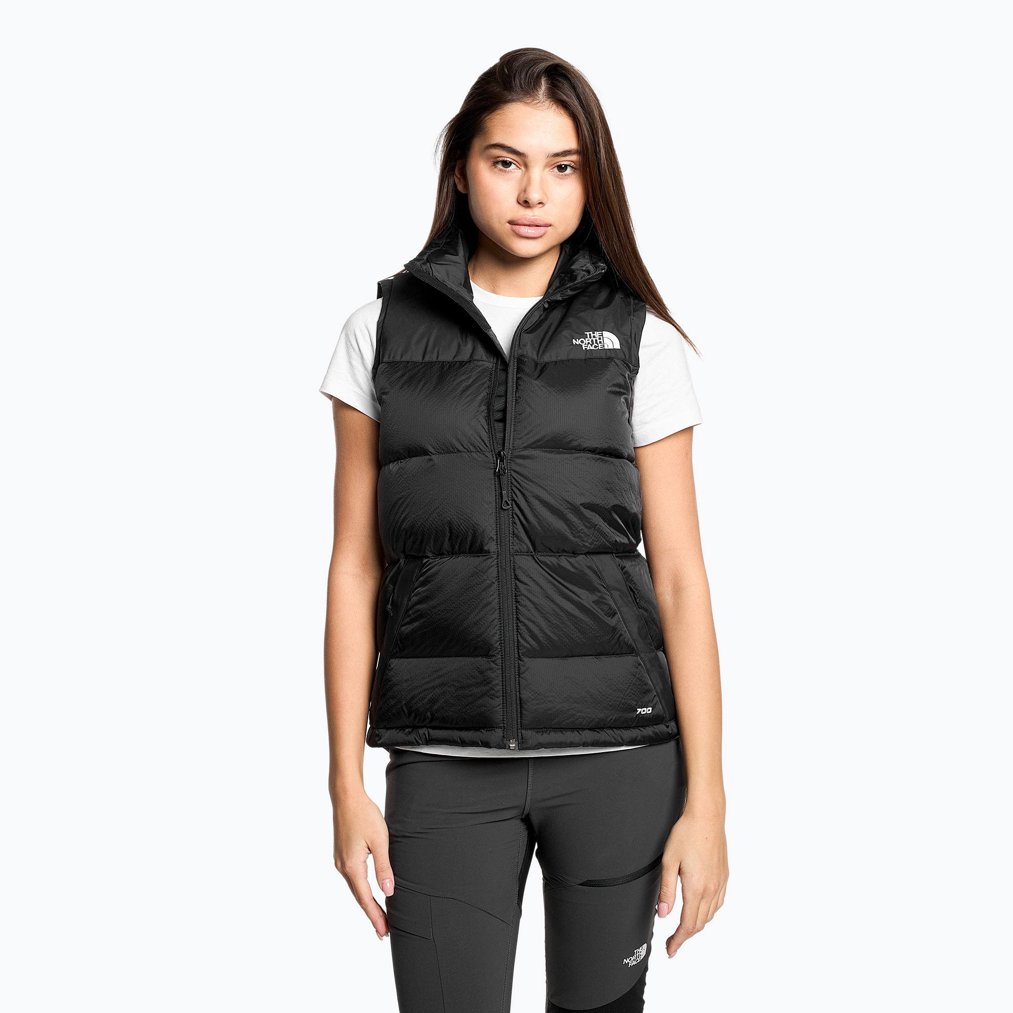 Smanicato da donna The North Face Diablo Down nero/nero (XL) (Diablo Down NF0A4SVLKX71)