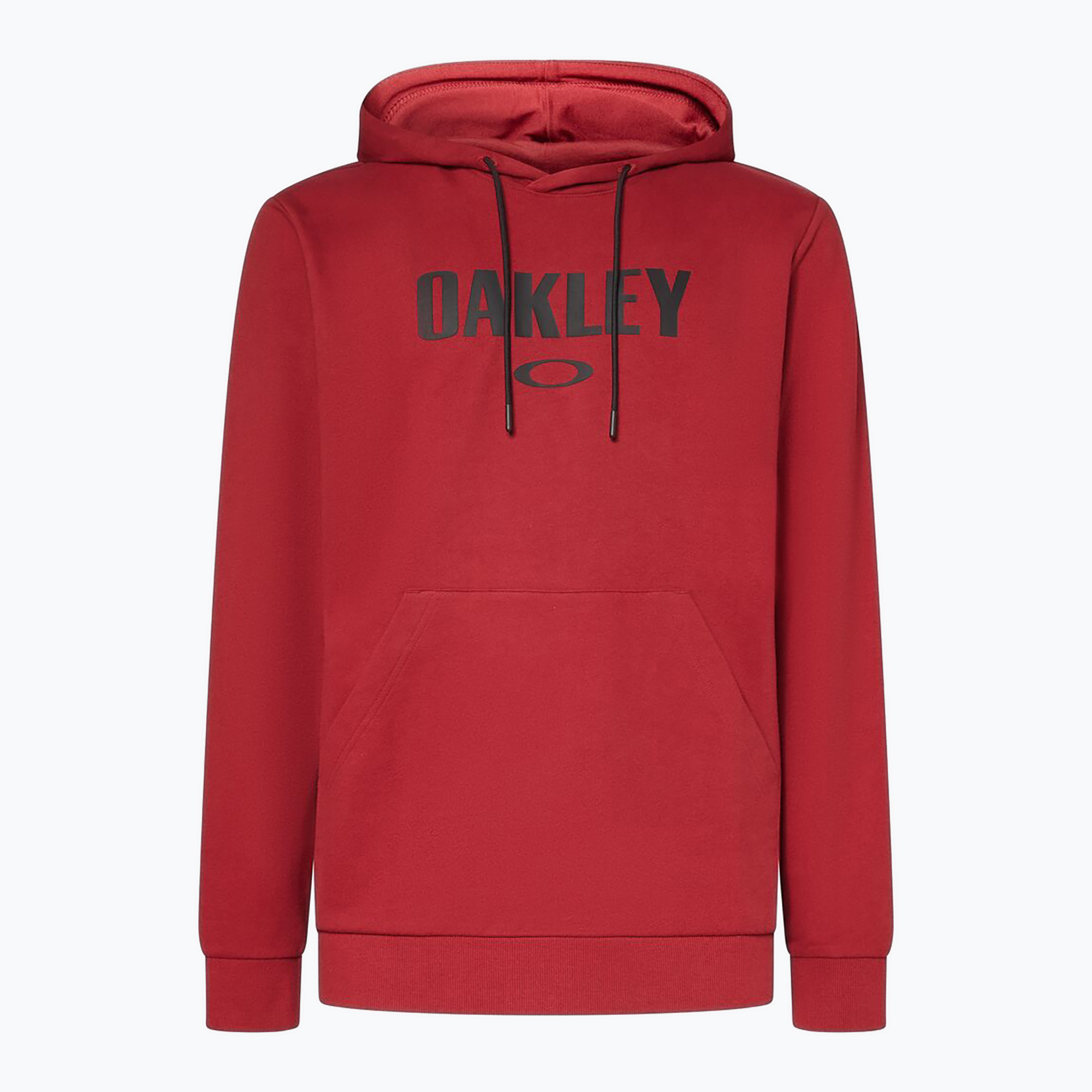 Felpa con cappuccio Oakley PO da uomo, rosso ferro