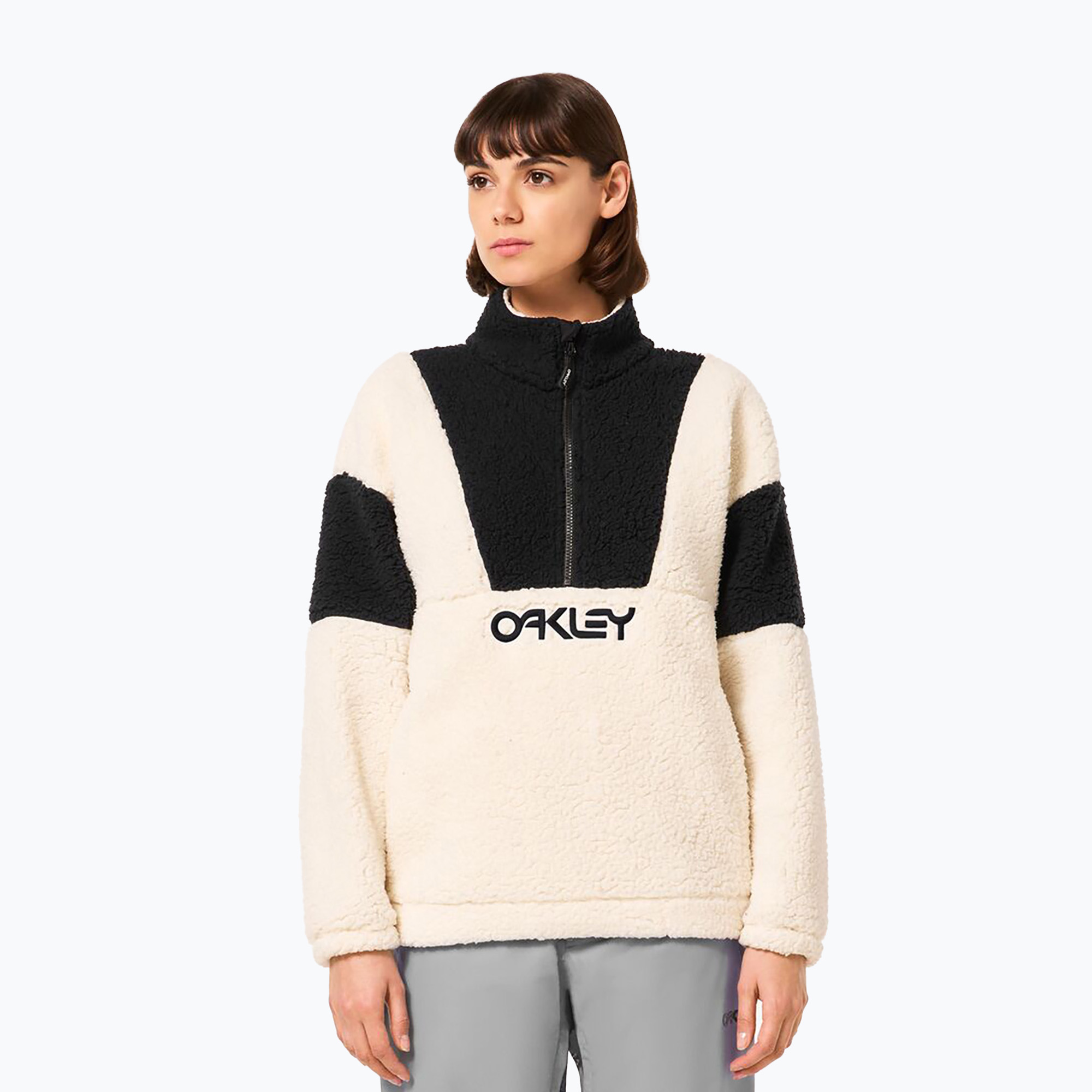 Felpa da snowboard da donna Tnp Ember Half Zip Rc Fleece bianco artico (XS) (Tnp Ember Half Zip Rc Fleece FOA500467)