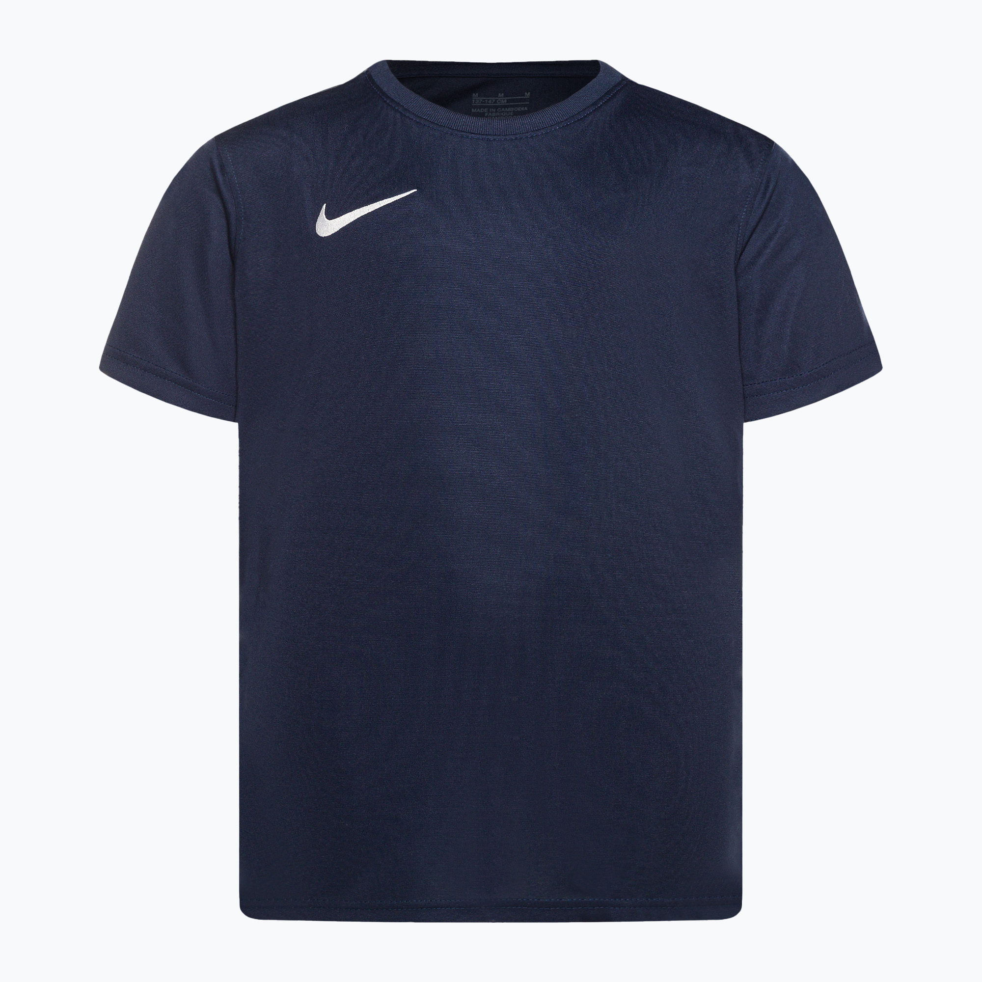 Maglia da calcio Nike Dri-Fit Park VII Jr mezzanotte marina/bianco per bambini (XS) (Dri-Fit Park VII Jr BV6741)