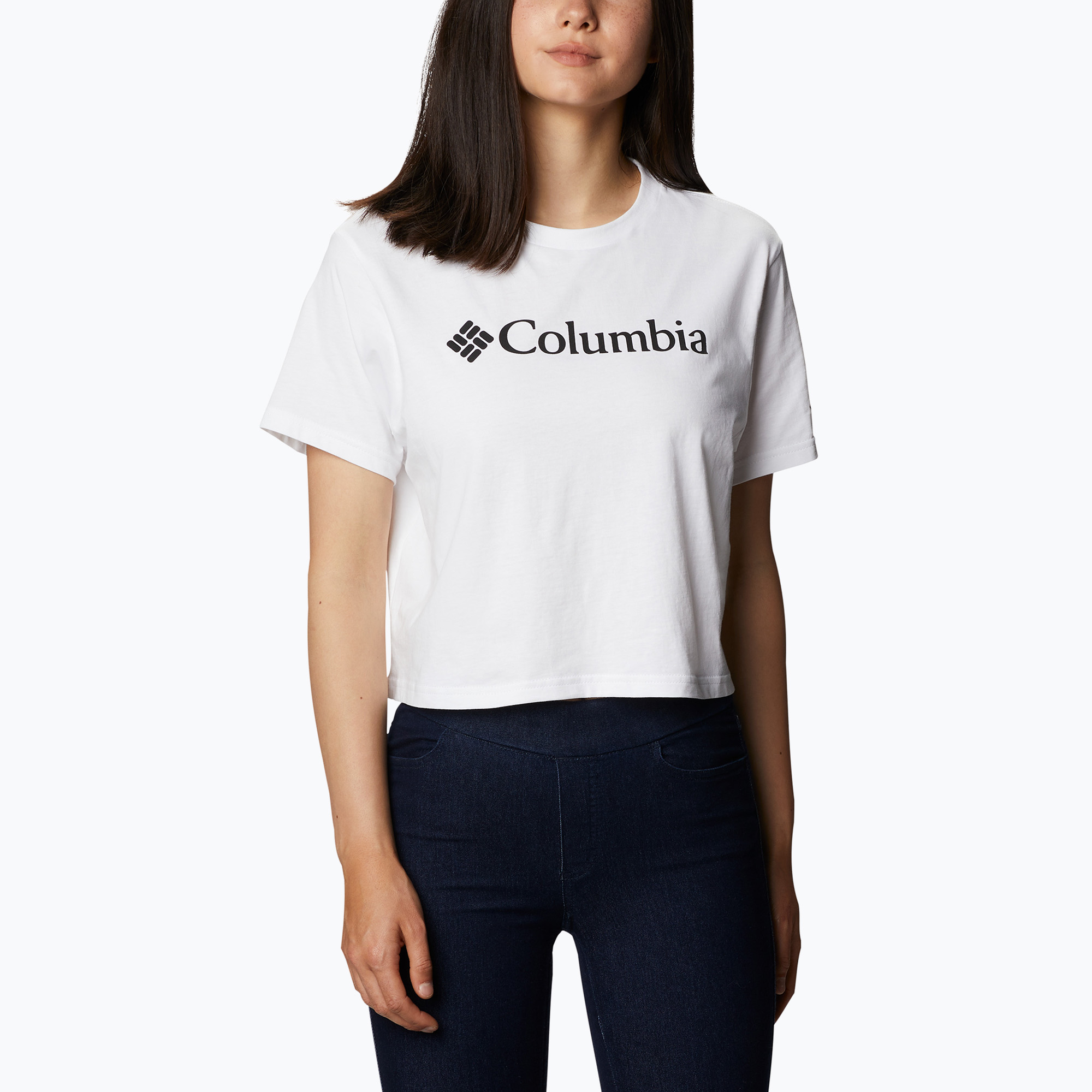 Columbia North Cascades - Camicia da trekking bianca da donna con cappuccio (M) (North Cascades Cropped 1930051101)