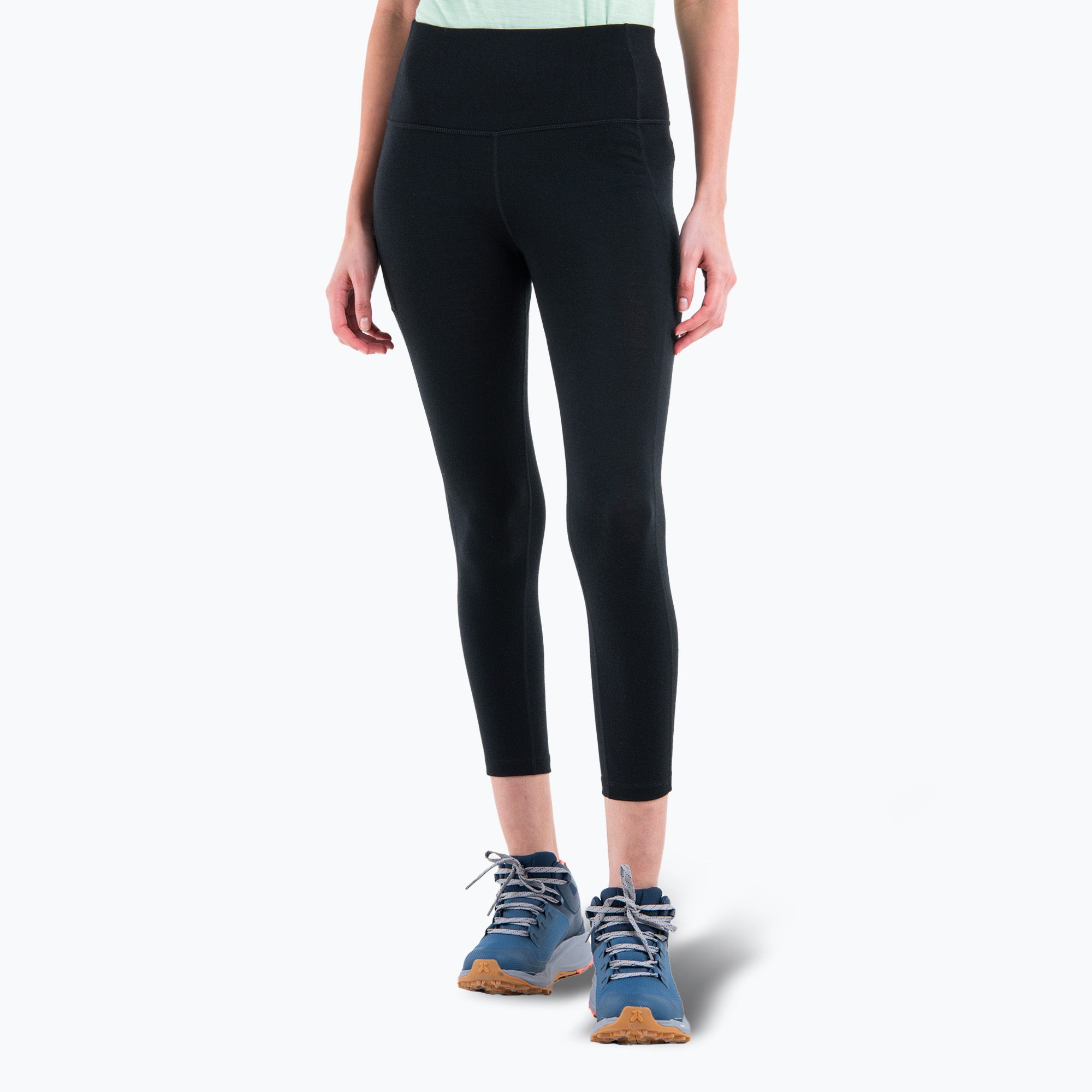 Leggings Icebreaker donna Merino 260 Fastray II 25 Collant a vita alta nero (XS) (Merino 260 Fastray II 25 High Rise Tights IB0A56XI0011)
