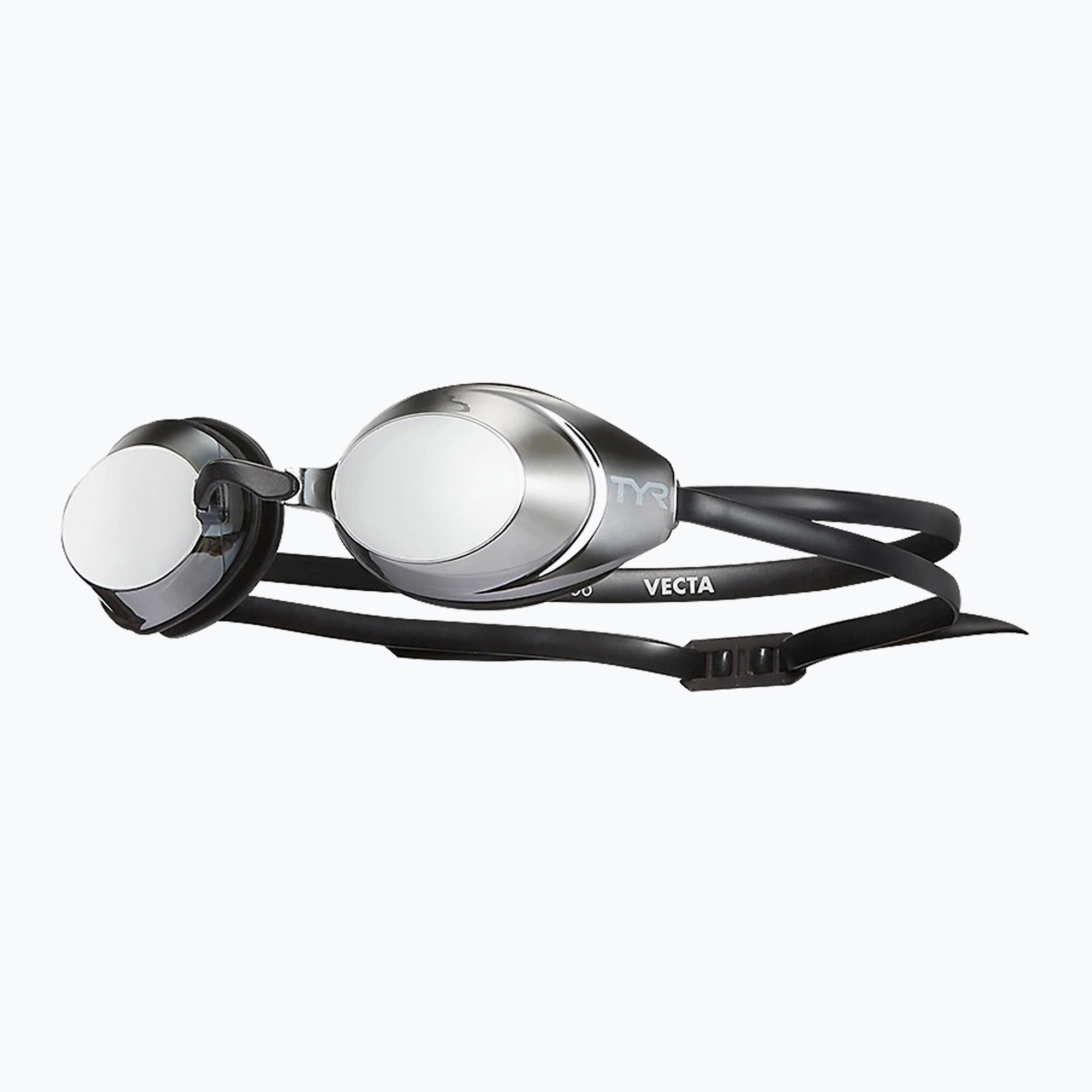 Occhiali da nuoto TYR Vecta Racing Mirrored argento/nero/nero (Vecta Racing Mirrored LGVECM_043)