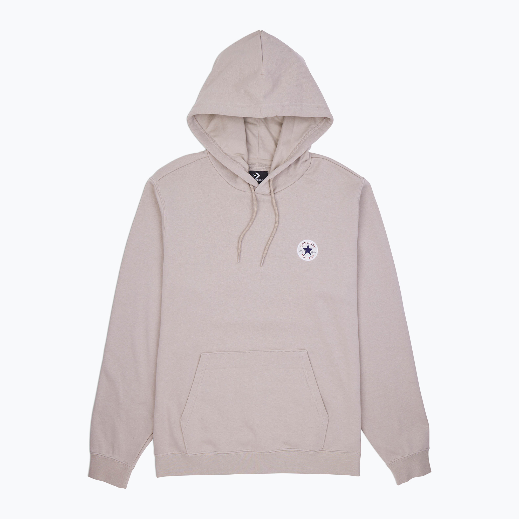 Felpa con cappuccio Converse Go-To Chuck Taylor Patch 10026983-A04 papyrus (M) (Go-To Chuck Taylor Patch Hoodie 10026983)