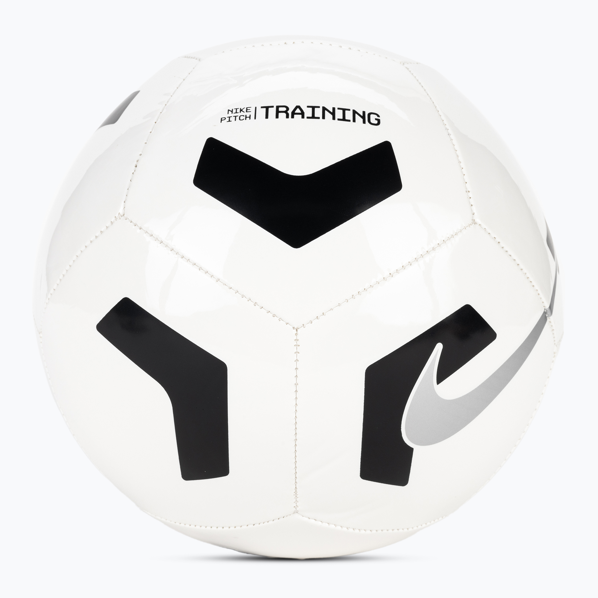 Nike pitch formazione calcio bianco / nero / argento dimensioni 5 (5) (Pitch Training CU8034-100)