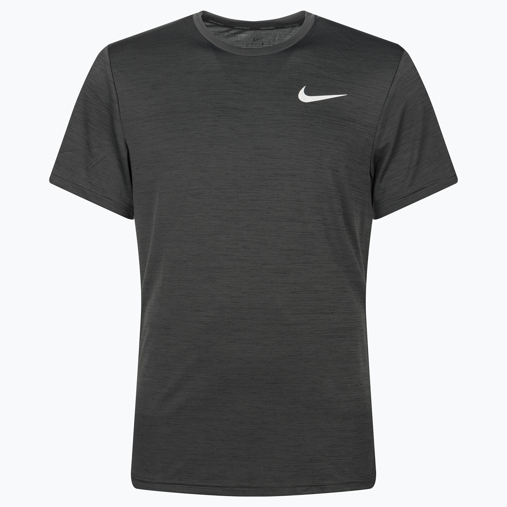 Maglietta da allenamento da uomo Nike Top Hyper Dri-Fit Veneer nero/grigio ferro/htr/bianco (S) (Top Hyper Dri-Fit Veneer DC5218)