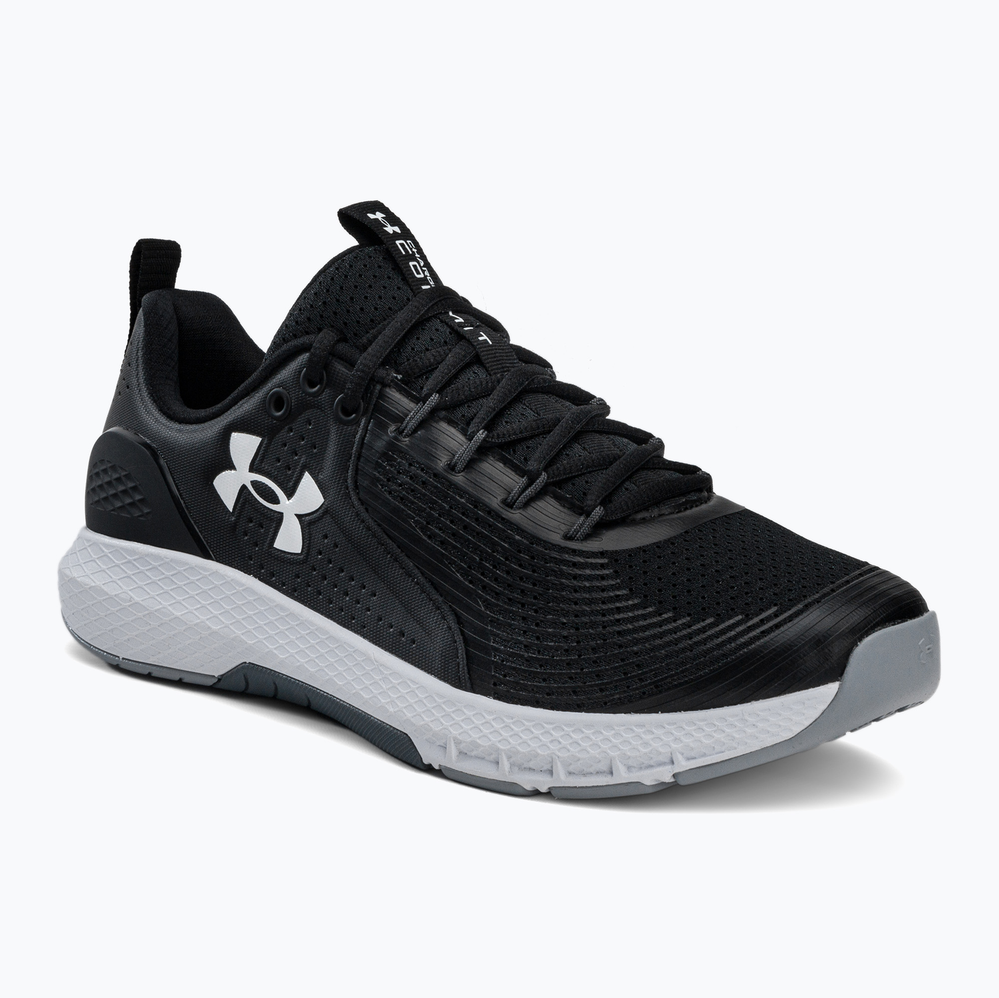 Under Armour Charged Commit Tr 3 nero/bianco/bianco scarpe da ginnastica da uomo (44.5 EU) (Charged Commit Tr 3 3023703)